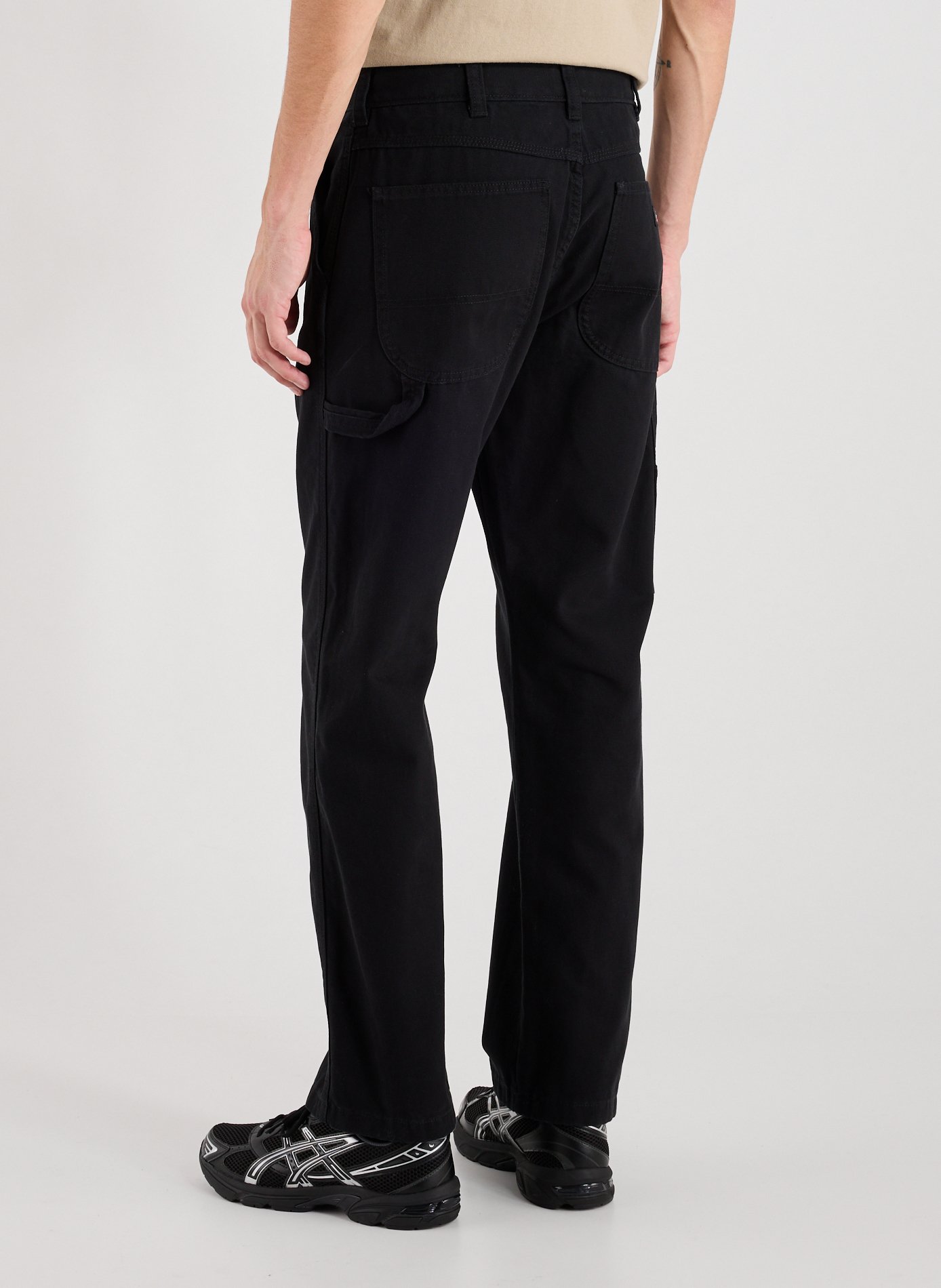 Straight cotton trousers DICKIES Black