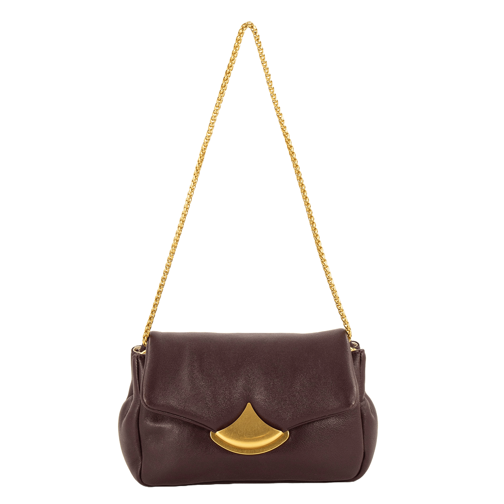 Sac bandoulière en cuir diviluz puffy SESSUN Marron