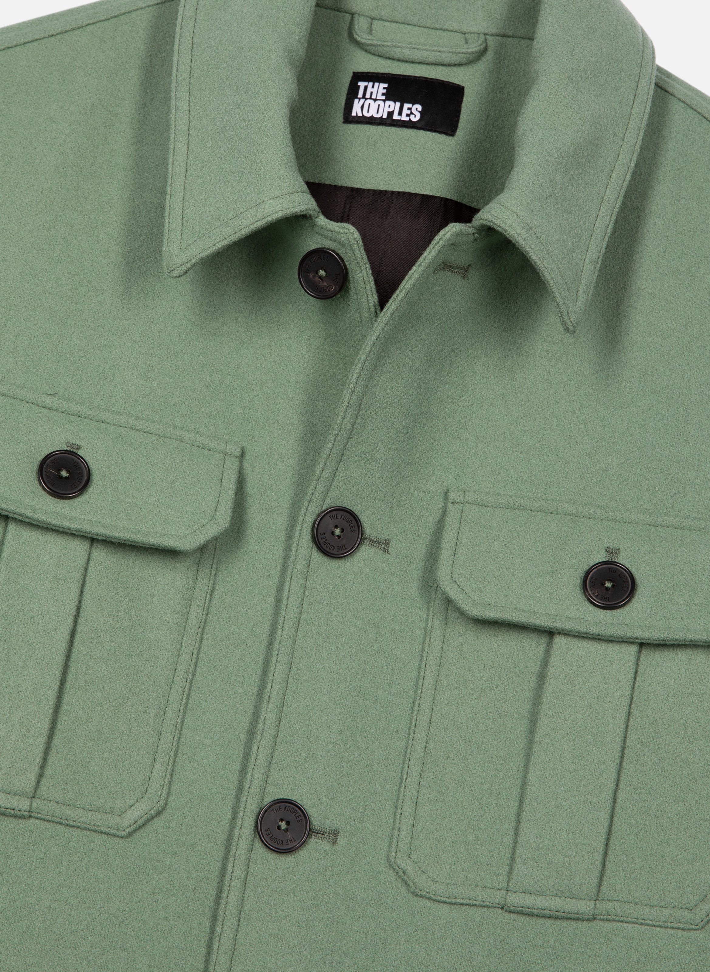 Blouson en laine THE KOOPLES Vert