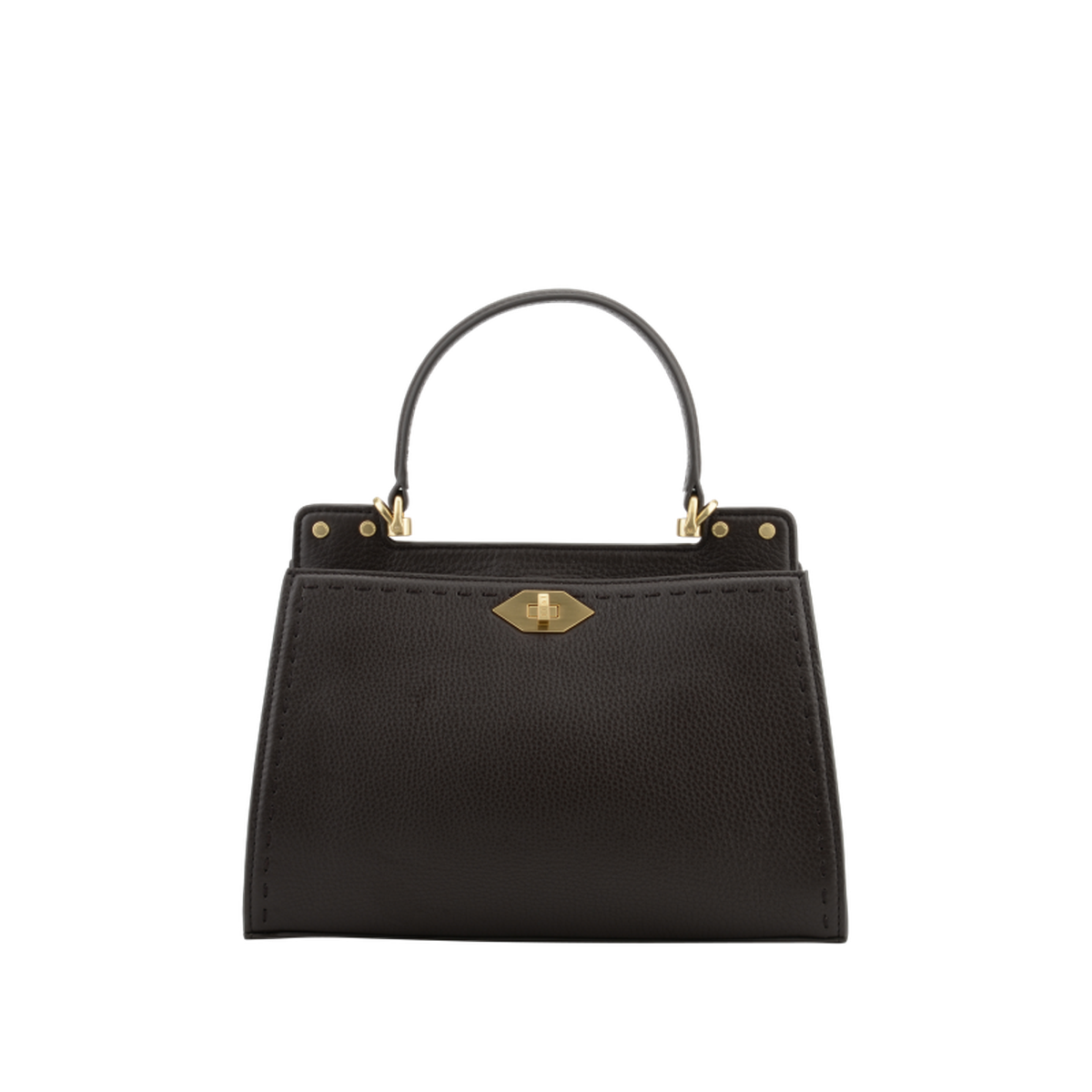 Trianon - sac à main POURCHET Marron