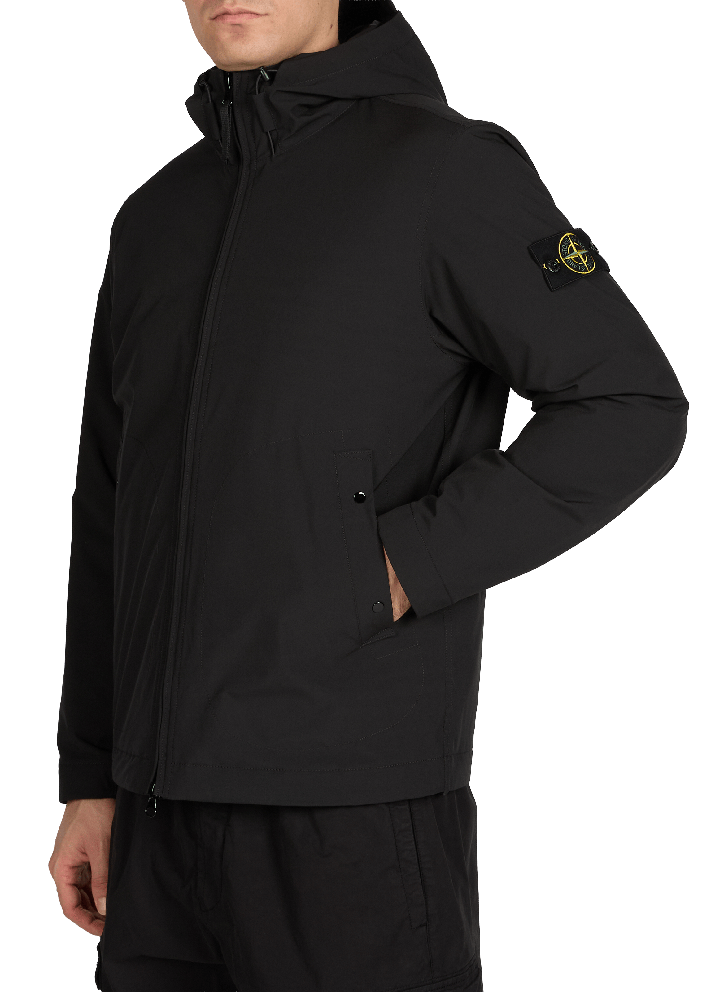 Blouson Soft Shell-R STONE ISLAND Noir