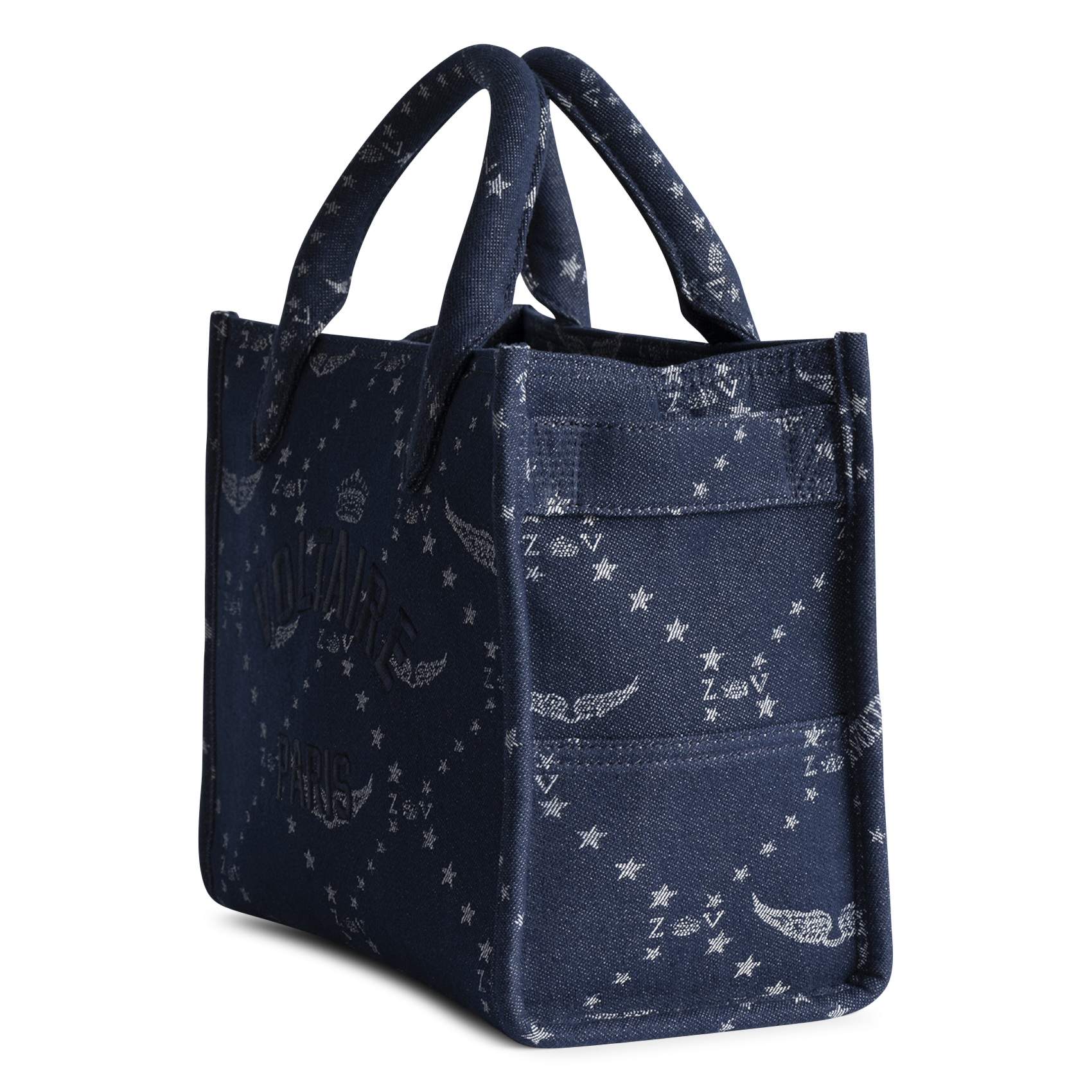 Sac à main en coton angel ZADIG&VOLTAIRE Bleu