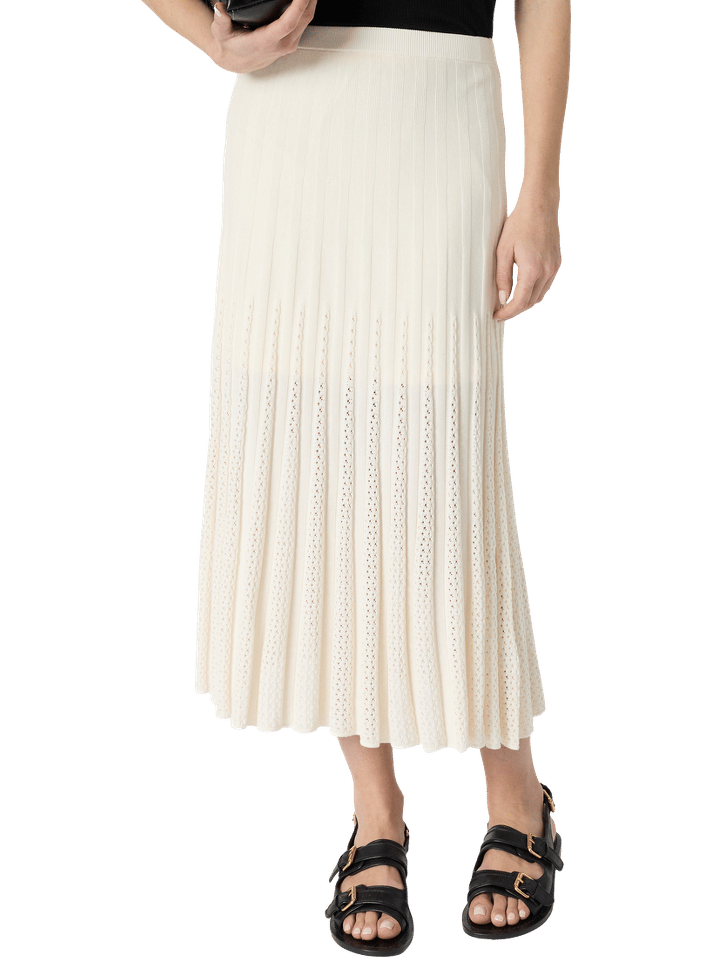 Jupe longue en maille - jocelyna GERARD DAREL Beige