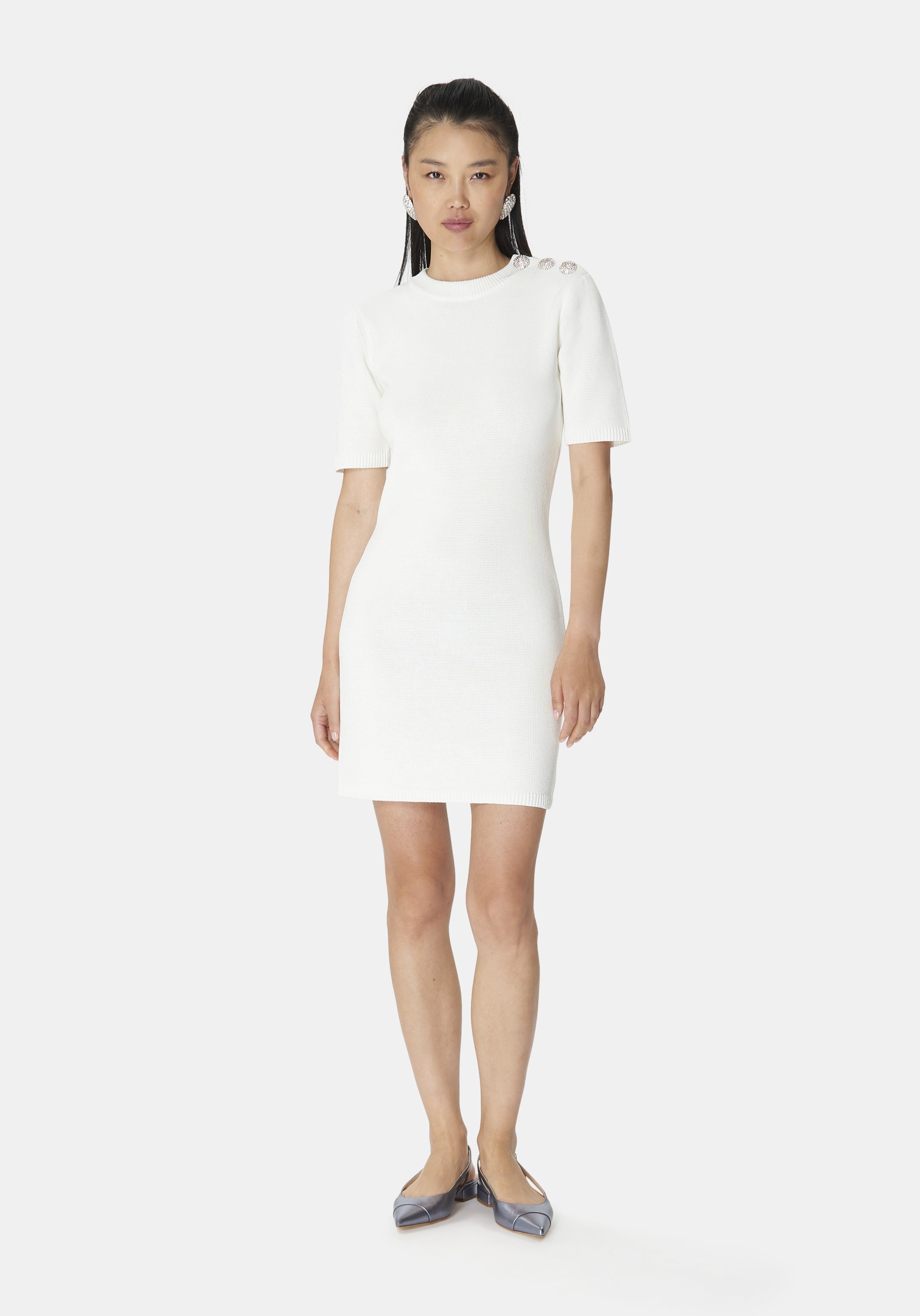 Robe rayonnante TARA JARMON Blanc