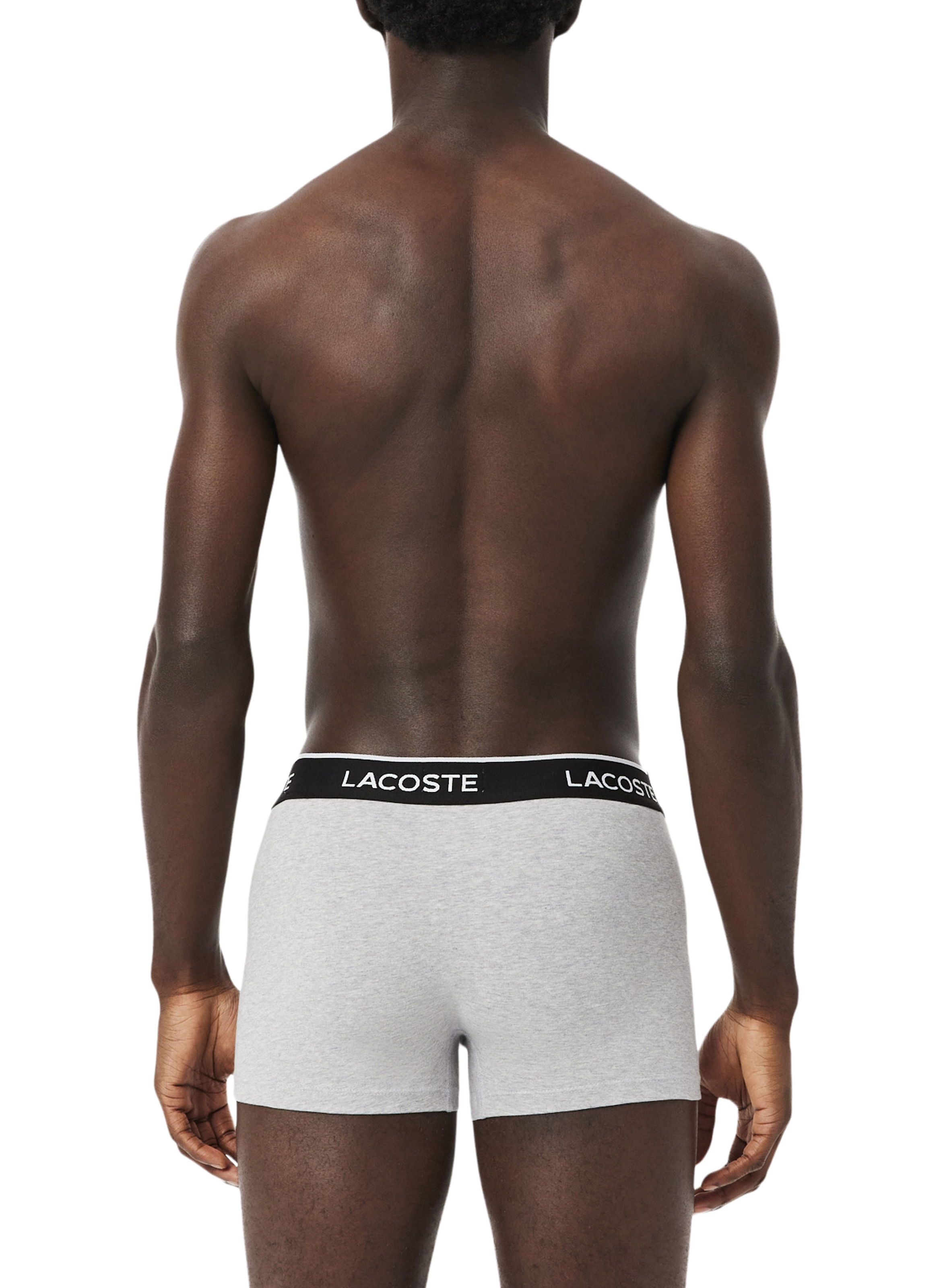 Lot de 3 boxers en coton mélangé LACOSTE Multicolore
