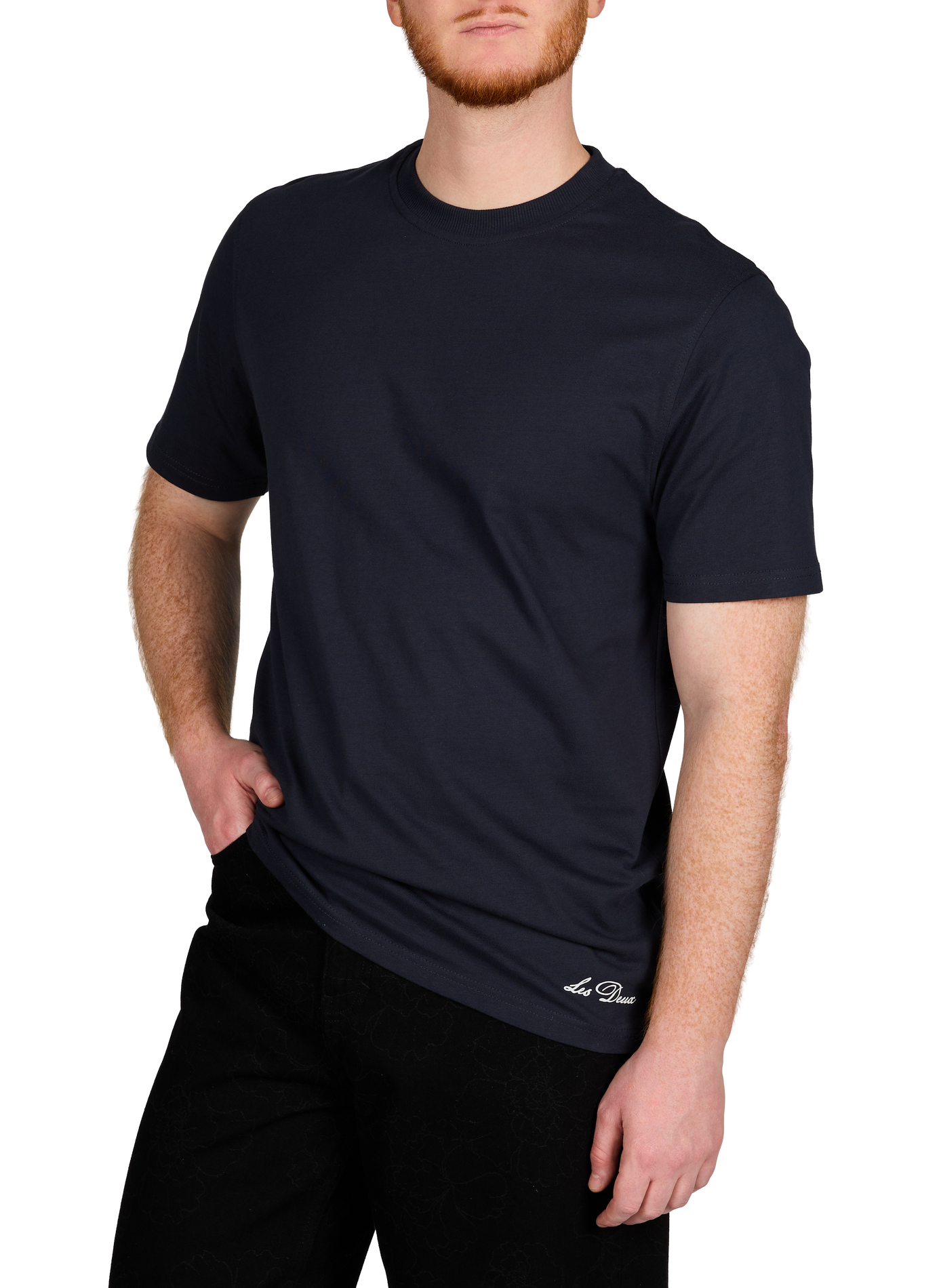 T-shirt Ben Artist en coton LES DEUX Bleu