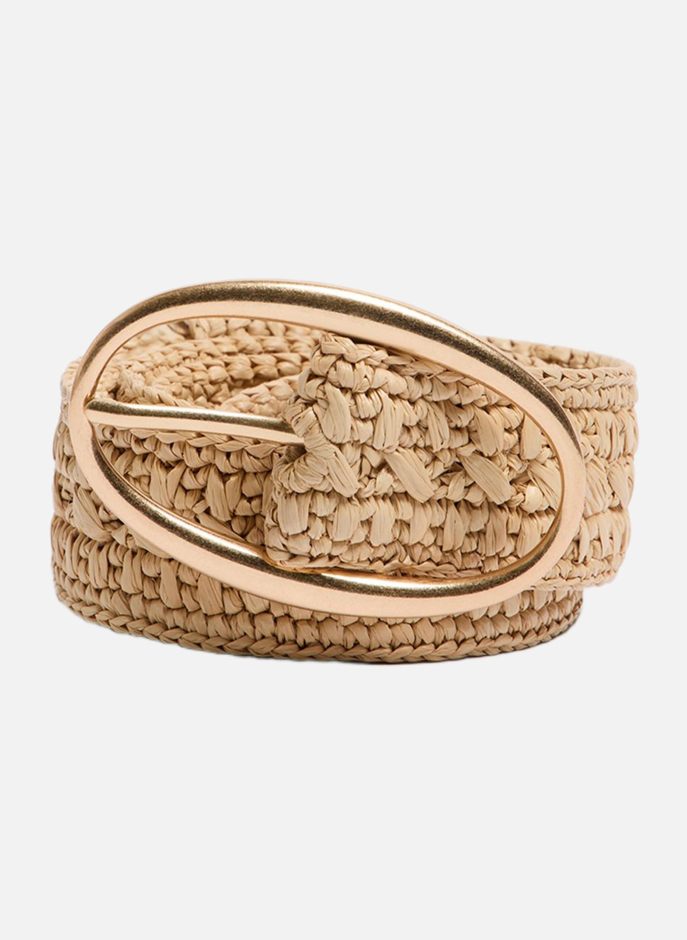 Ceinture en raphia 35mm VANESSA BRUNO Beige