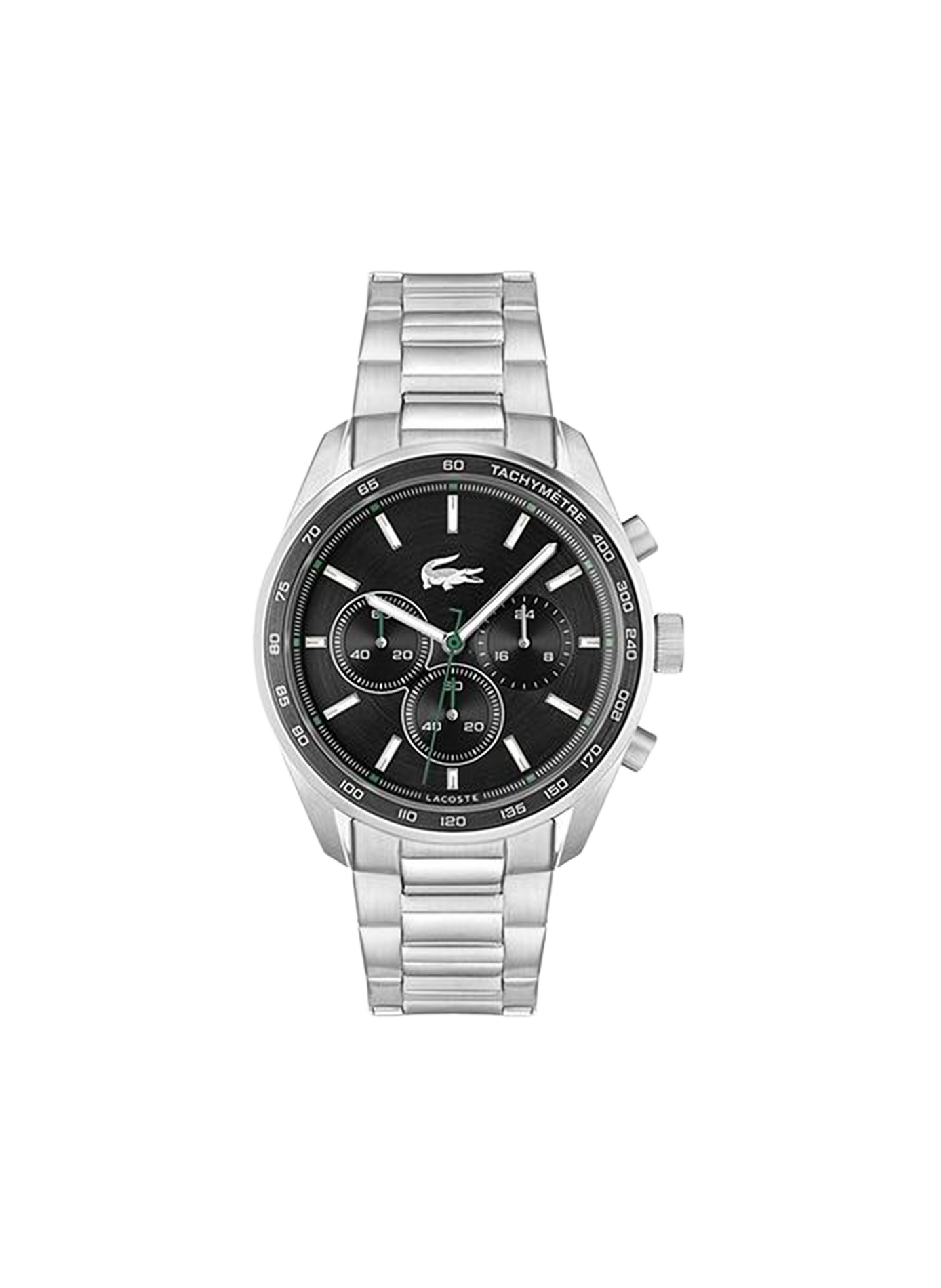 Montre quartz Boston en acier inoxydable LACOSTE MONTRES Noir