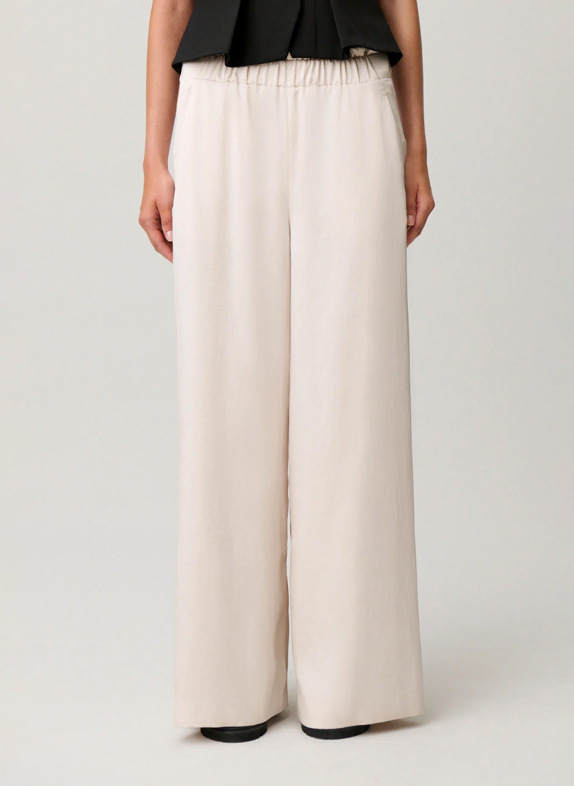Pantalon large CLAUDIE PIERLOT Blanc