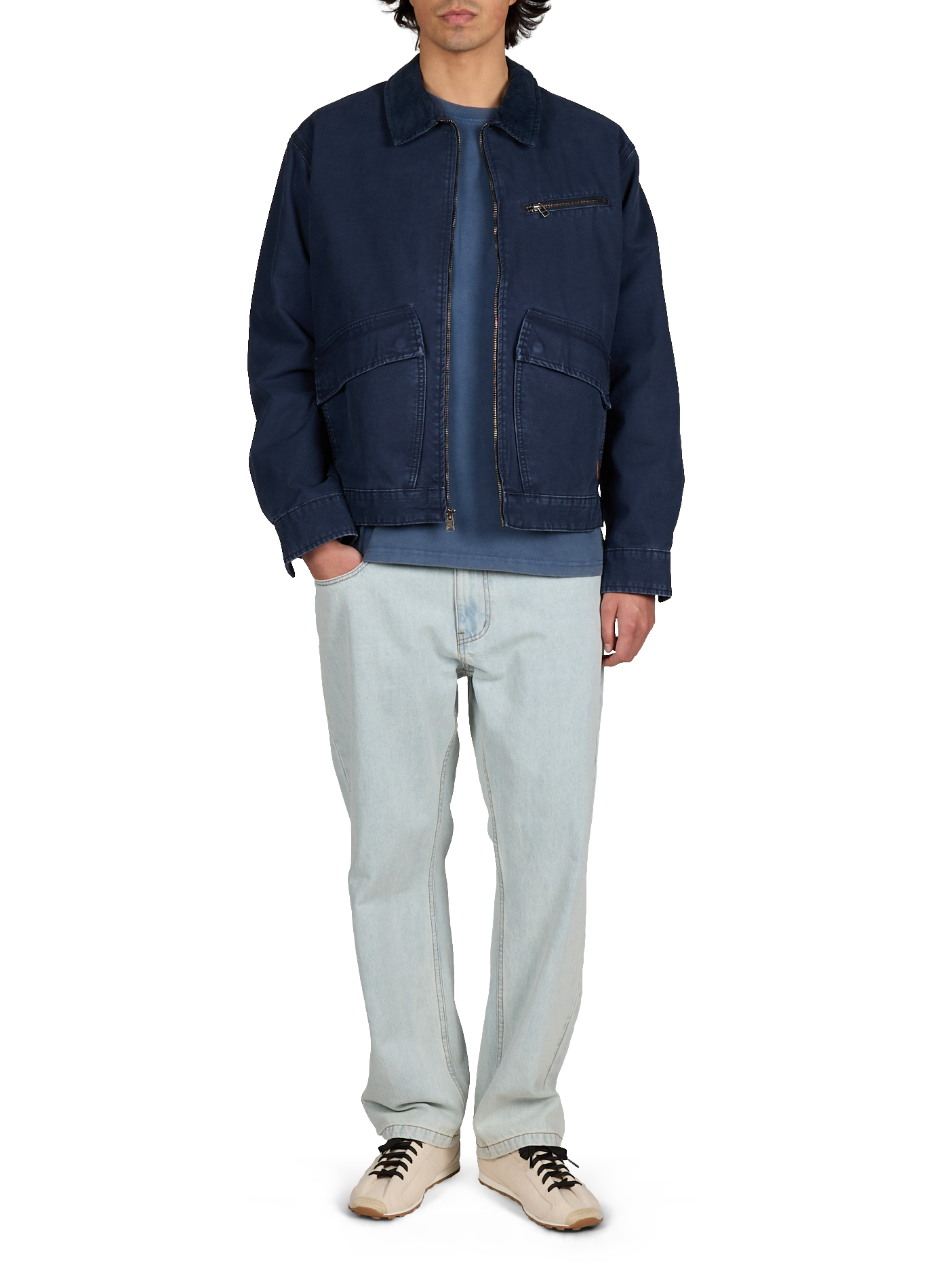 Veste en denim col classique TIMBERLAND Bleu