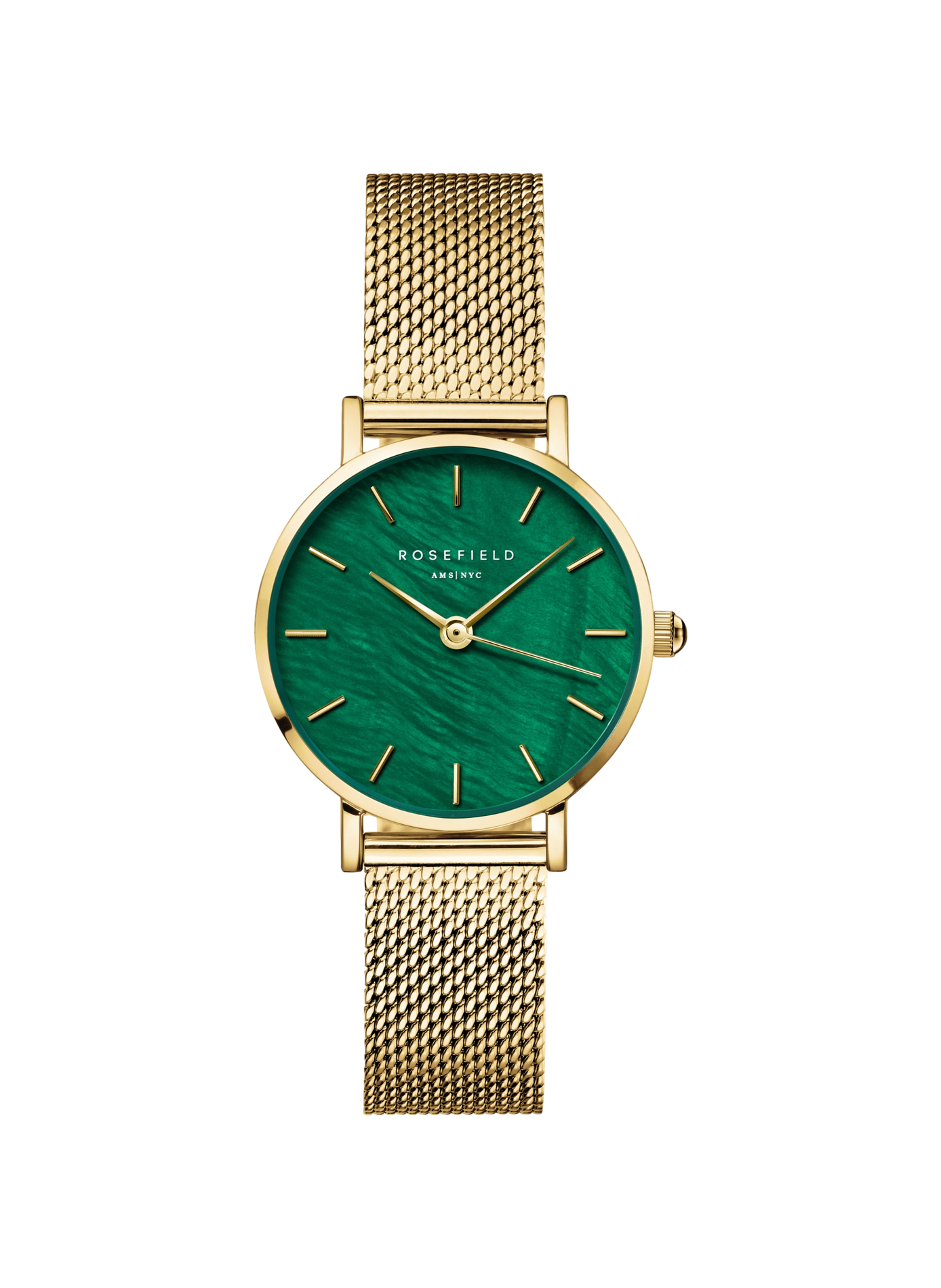 Montre analogique Small Edit en acier inoxydable ROSEFIELD Vert