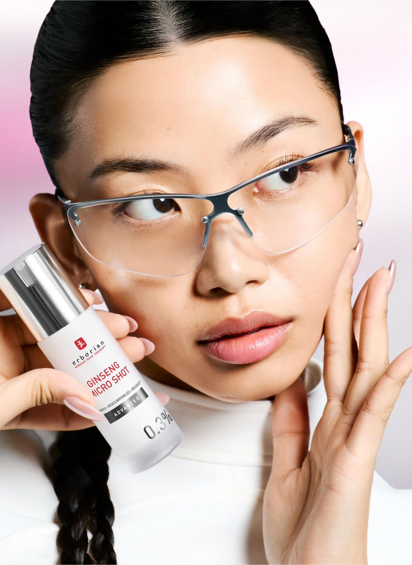 Ginseng Micro Shot Advanced 0.3 - Suero intensivo de microinfusión retexturizante (con concentración de 0.3% en espículas) ERBORIAN No color
