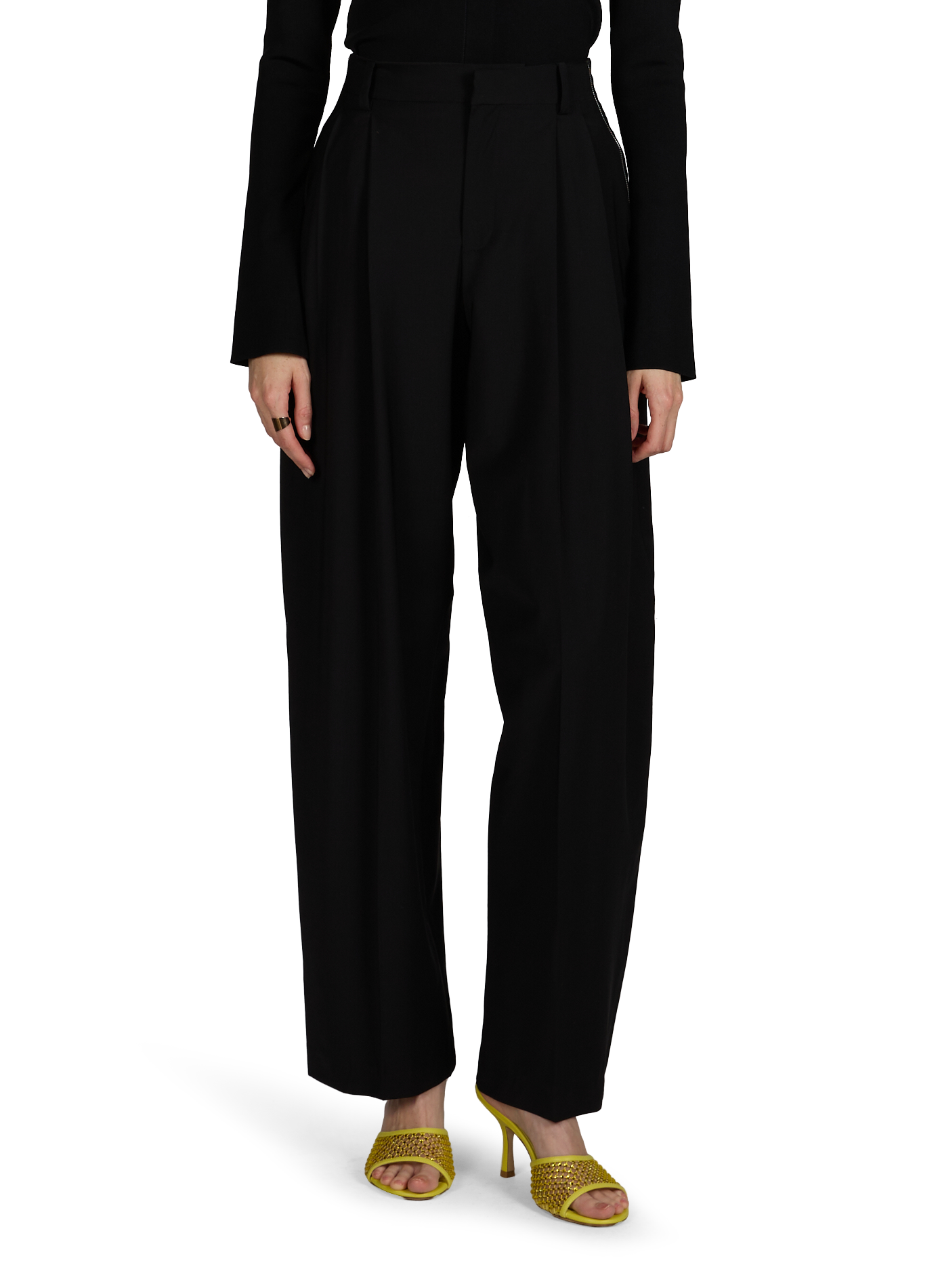 Pantalon en laine ALEXANDER WANG Noir
