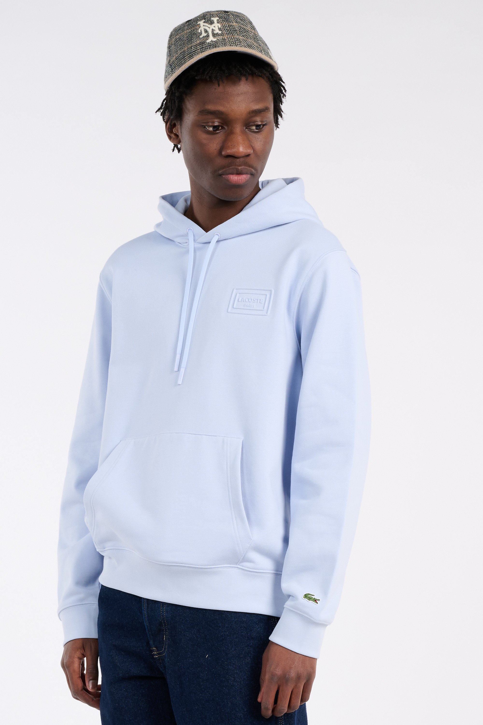 Hoodie sweatshirt LACOSTE Bleu