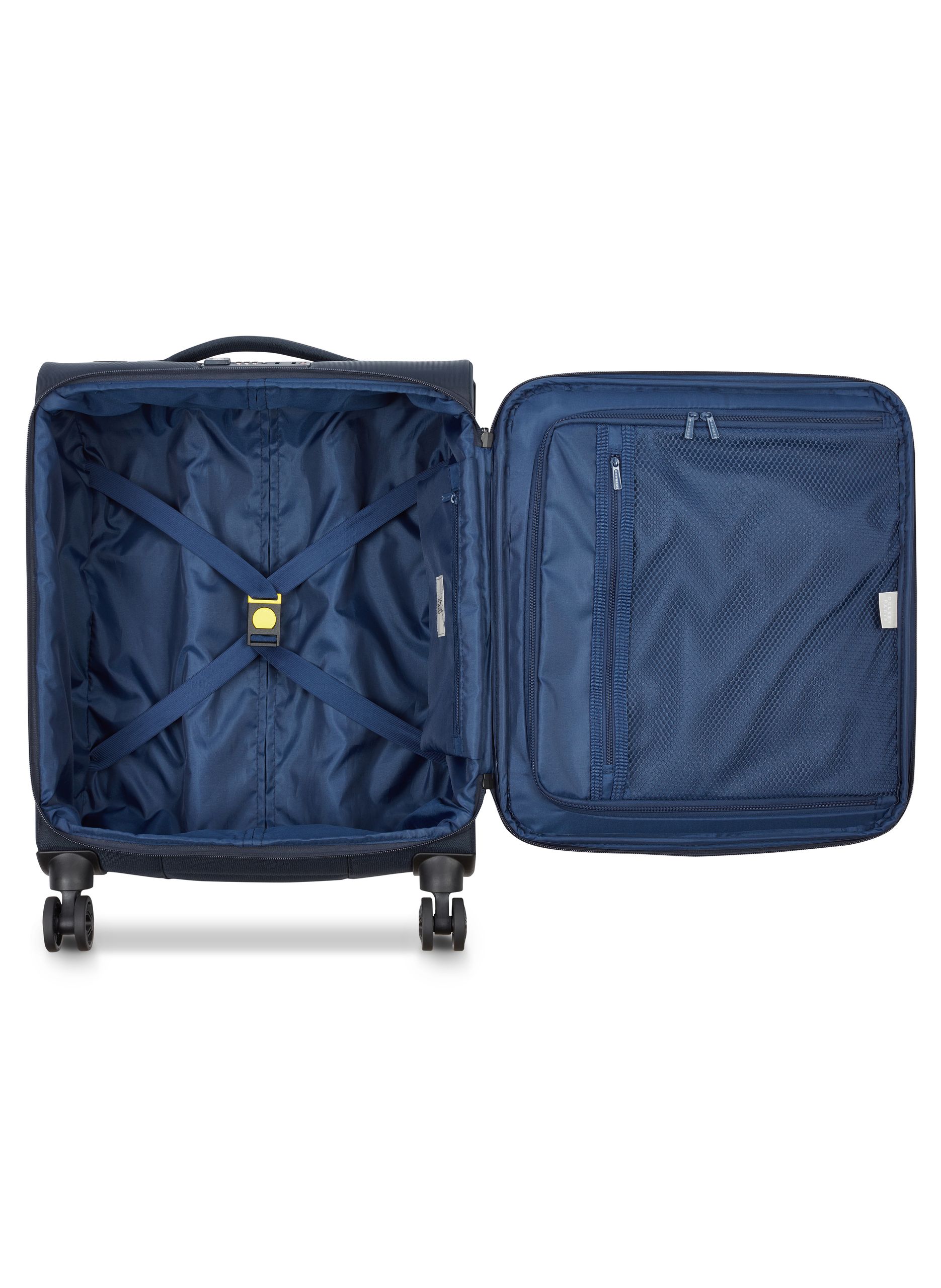 Valise cabine souple taille s - brochant 3 DELSEY PARIS Bleu