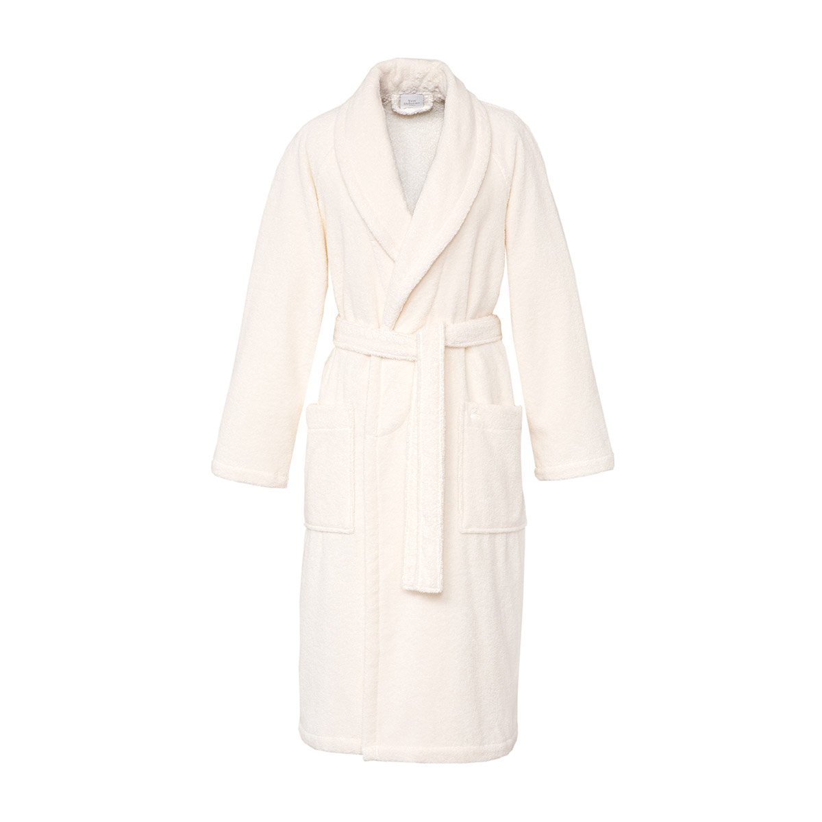 Peignoir de bain long en coton modal, etoile  Nacre