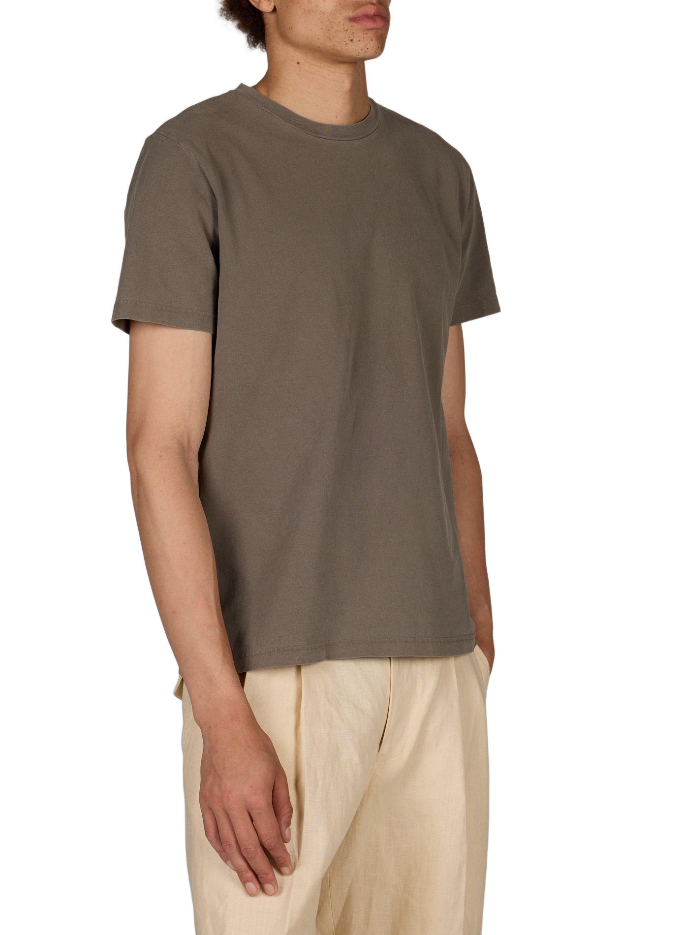 Short-sleeved cotton T-shirt A.P.C. Grey