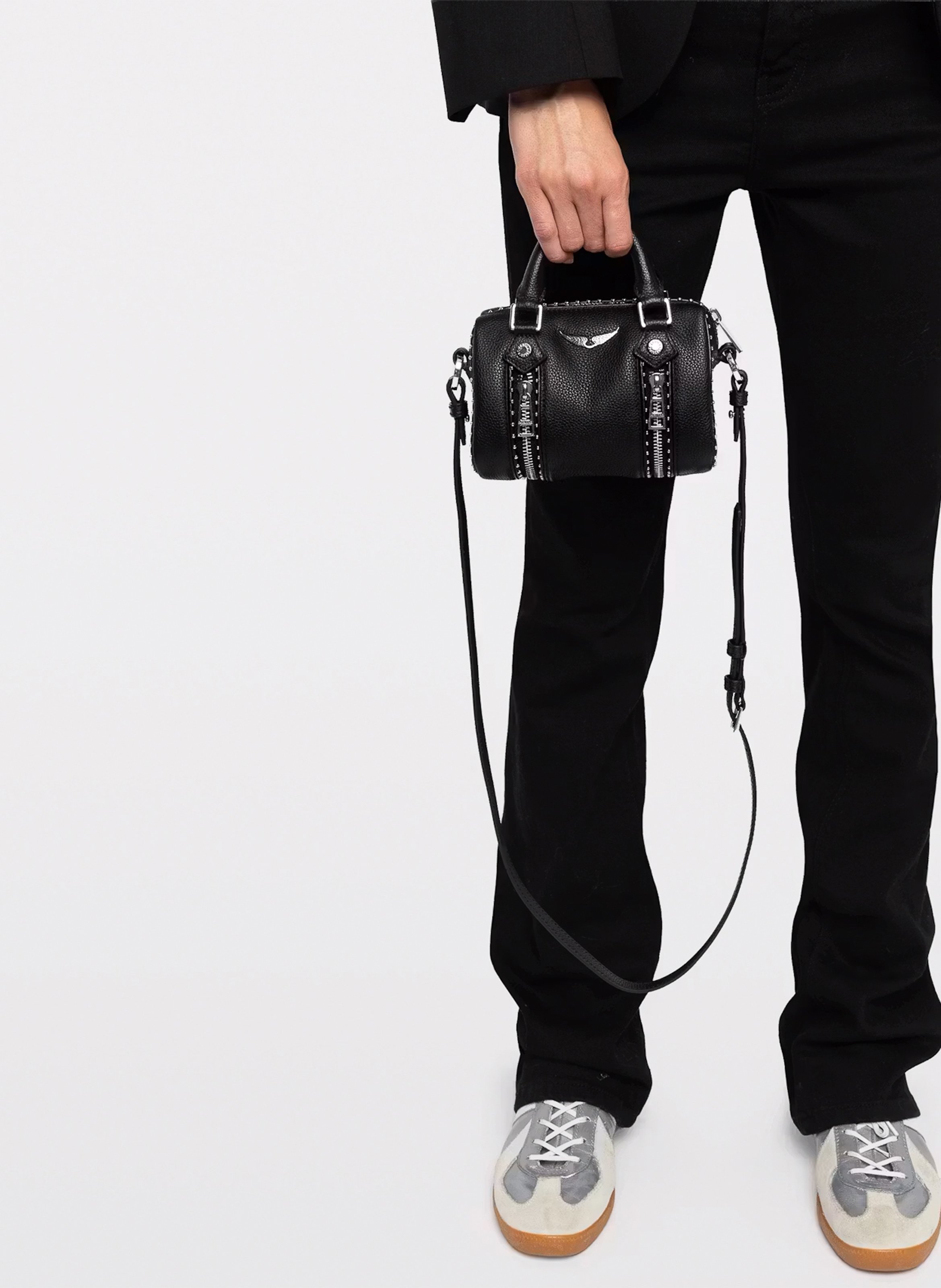 Sac à main en cuir sunny nano ZADIG&VOLTAIRE Noir