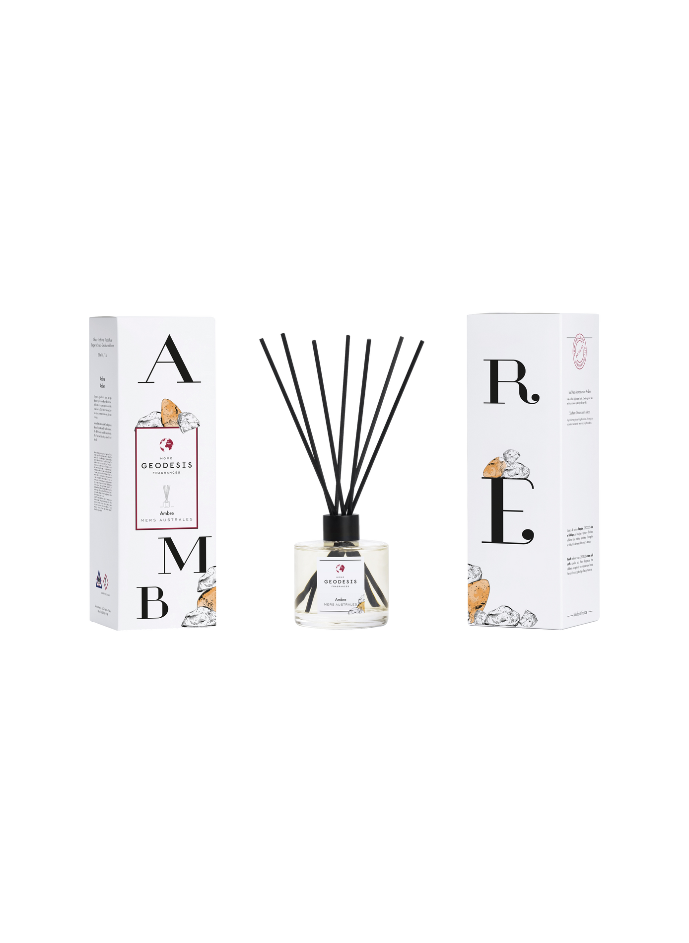 Diffuseur d'ambiance 200ml Ambre GEODESIS Transparent
