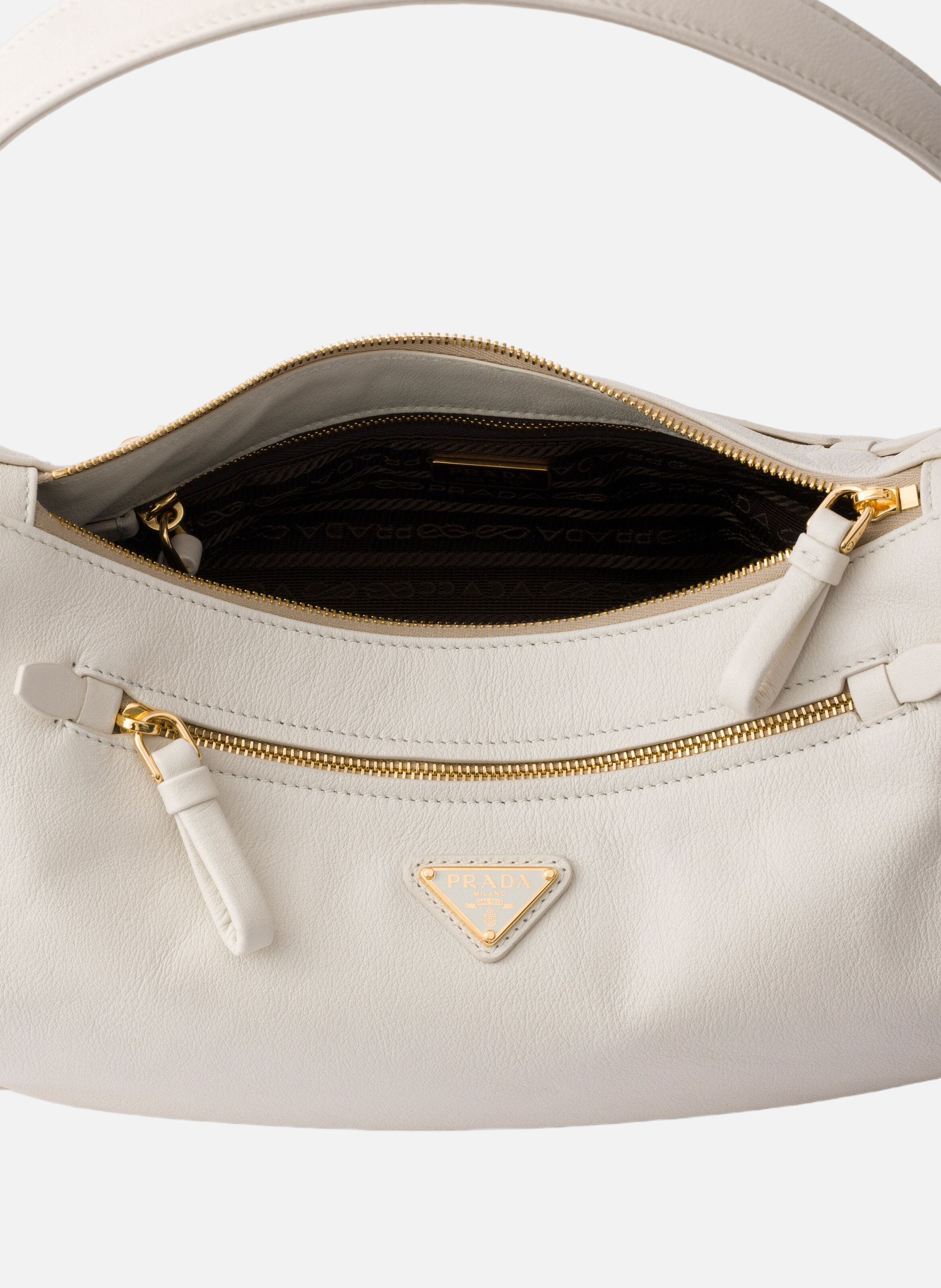 Petit sac prada desiree en cuir PRADA Blanc