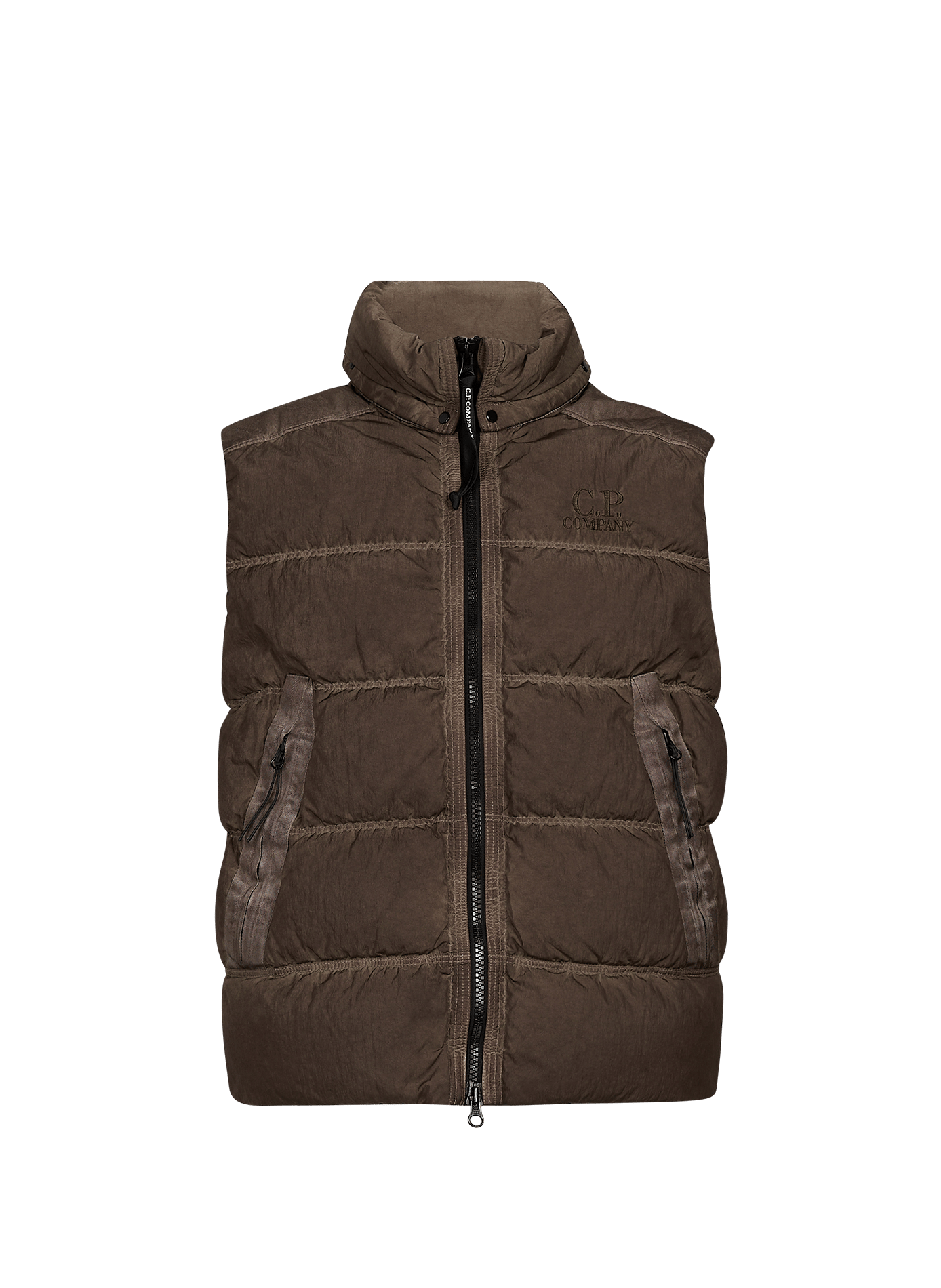 Doudoune sans manches CP COMPANY Marron