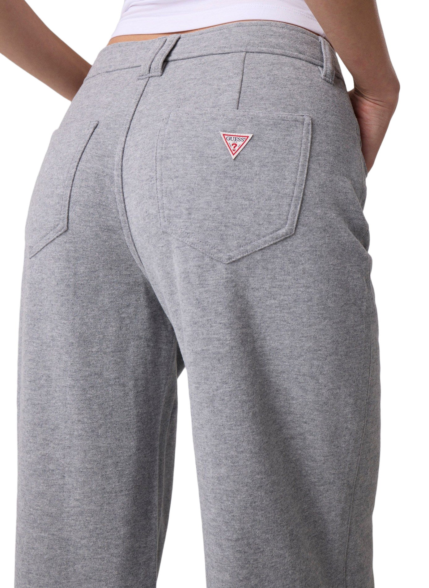 Weite Baumwollhose GUESS Grau