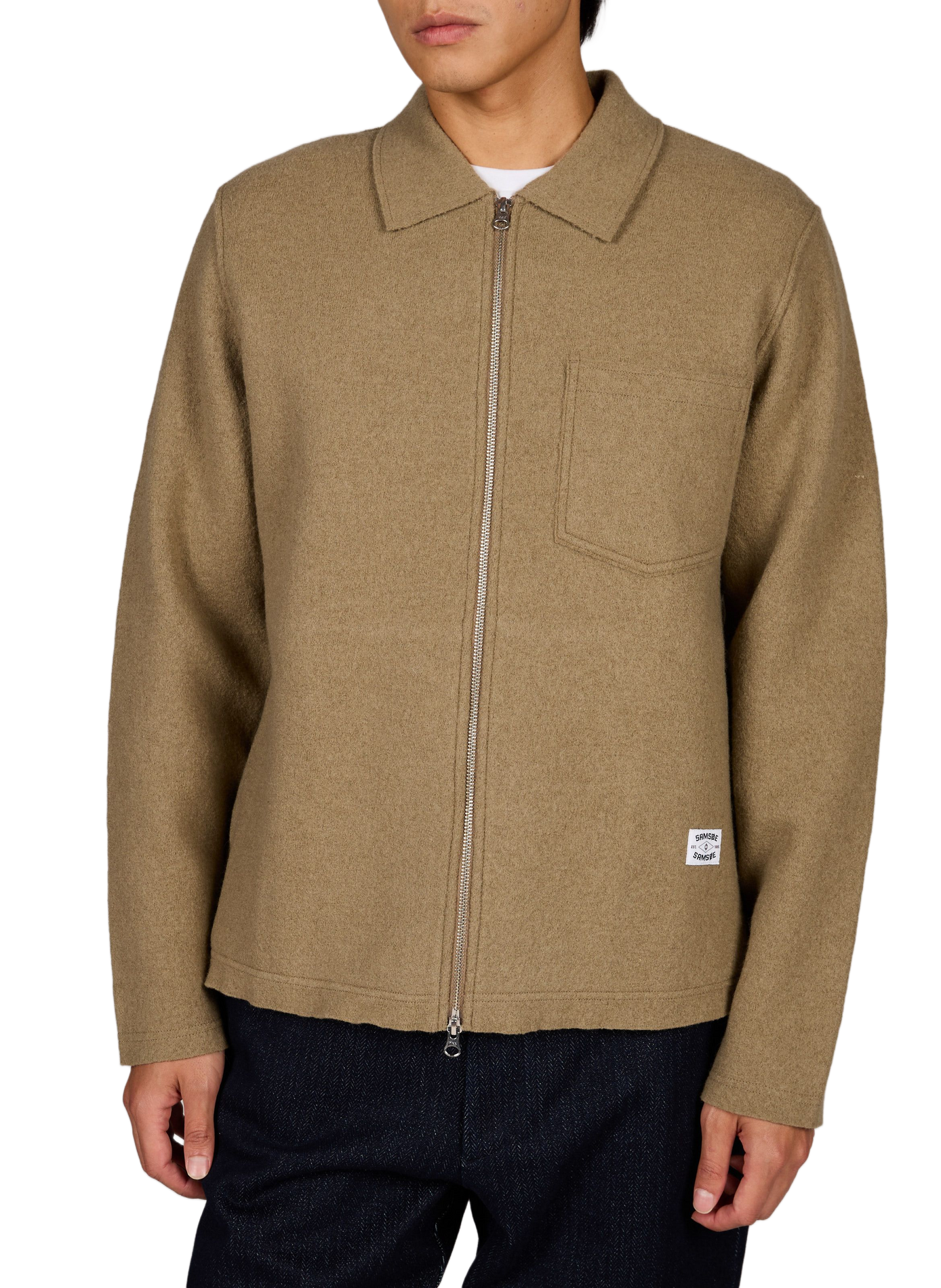 Wolljacke SAMSOE SAMSOE Braun