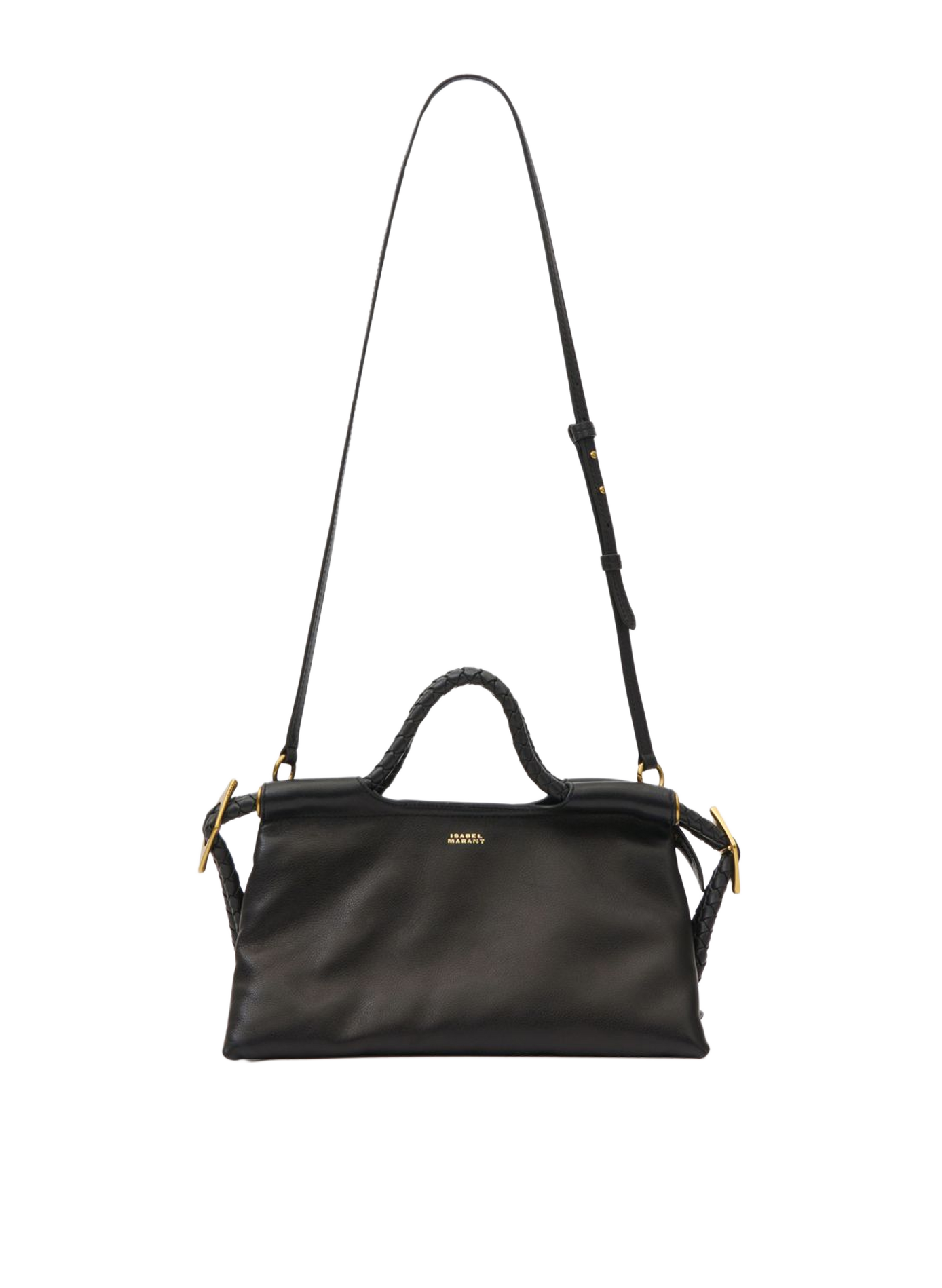 PIPA M Tasche mit geflochtenen Lederhenkeln ISABEL MARANT Schwarz