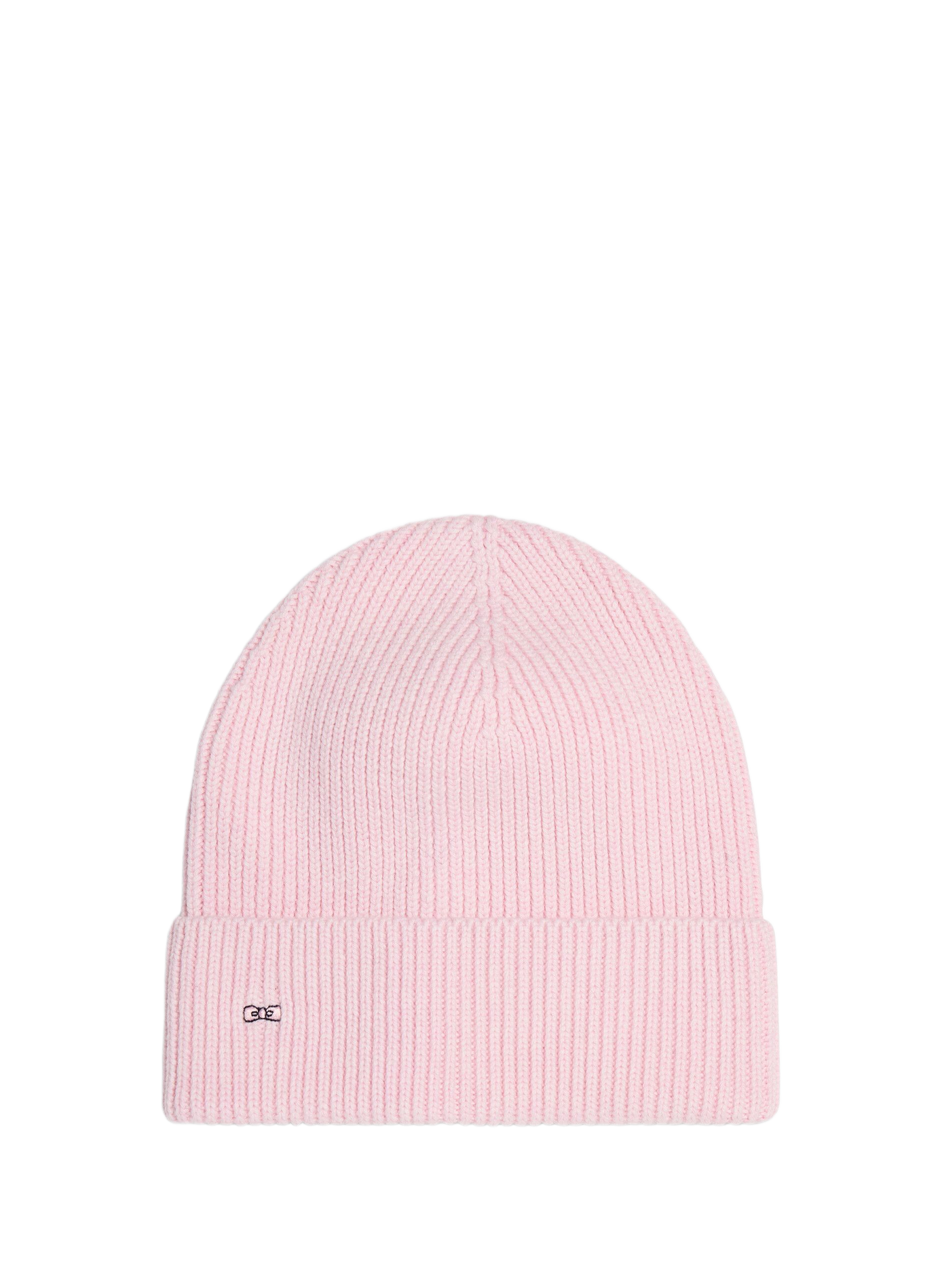 Bonnet à logo en laine et coton EDEN PARK Rosa