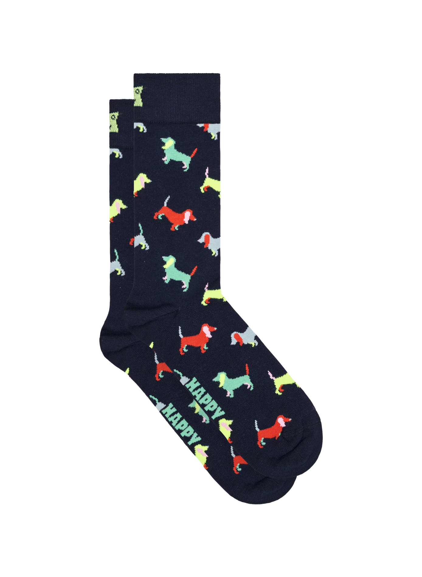 Patterned knee-high socks HAPPY SOCKS Blue