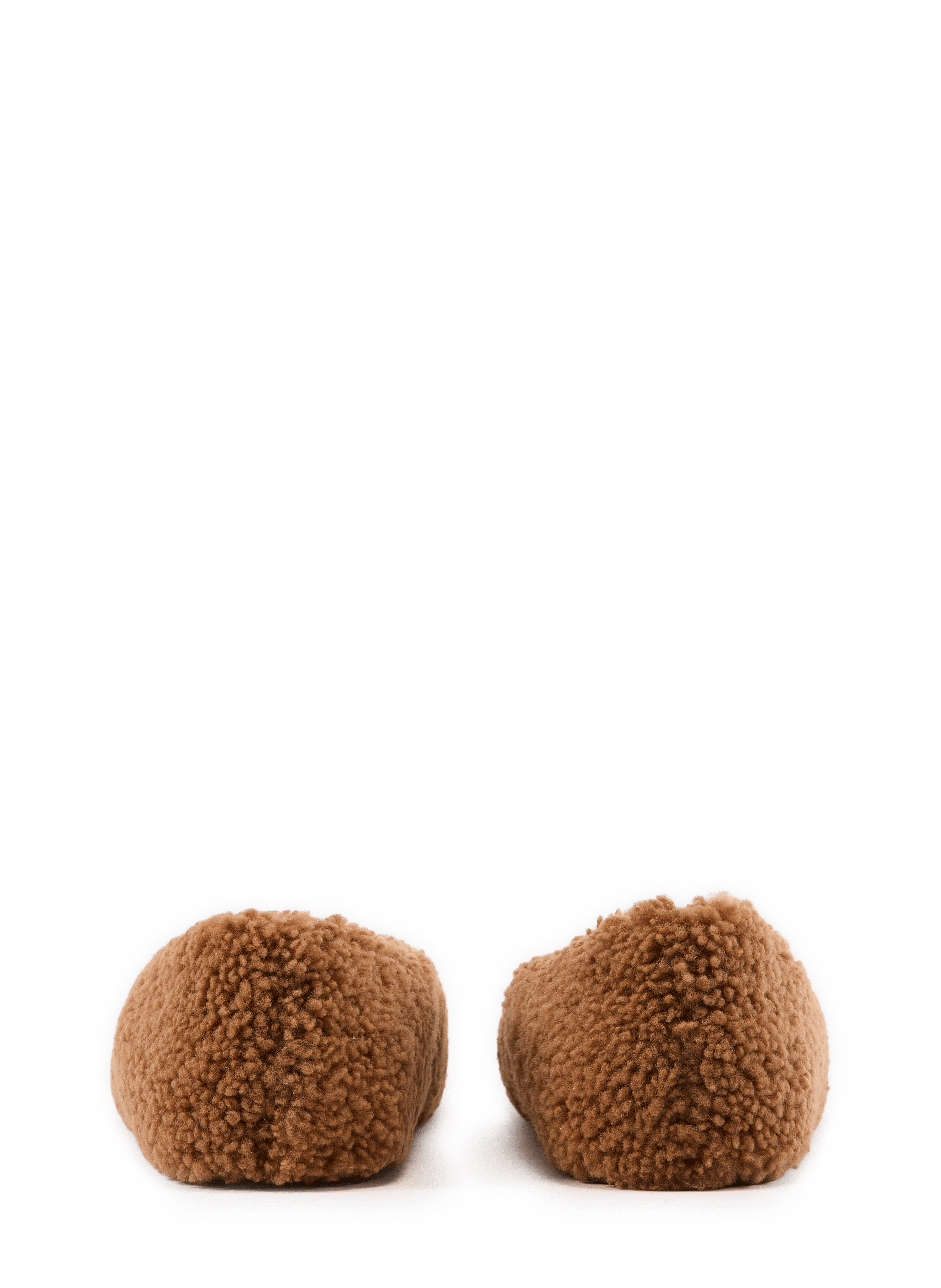 Ballerines en cuir aspect duveteux  MOON BOOT Brown