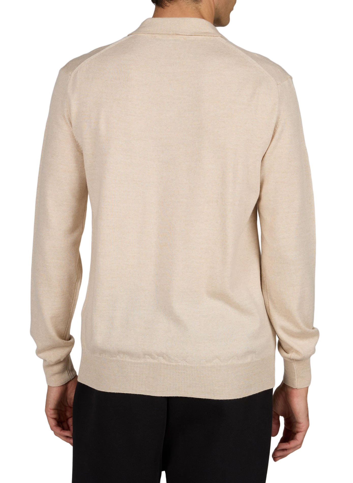 Organic cotton round-neck jumper AURELIEN Beige