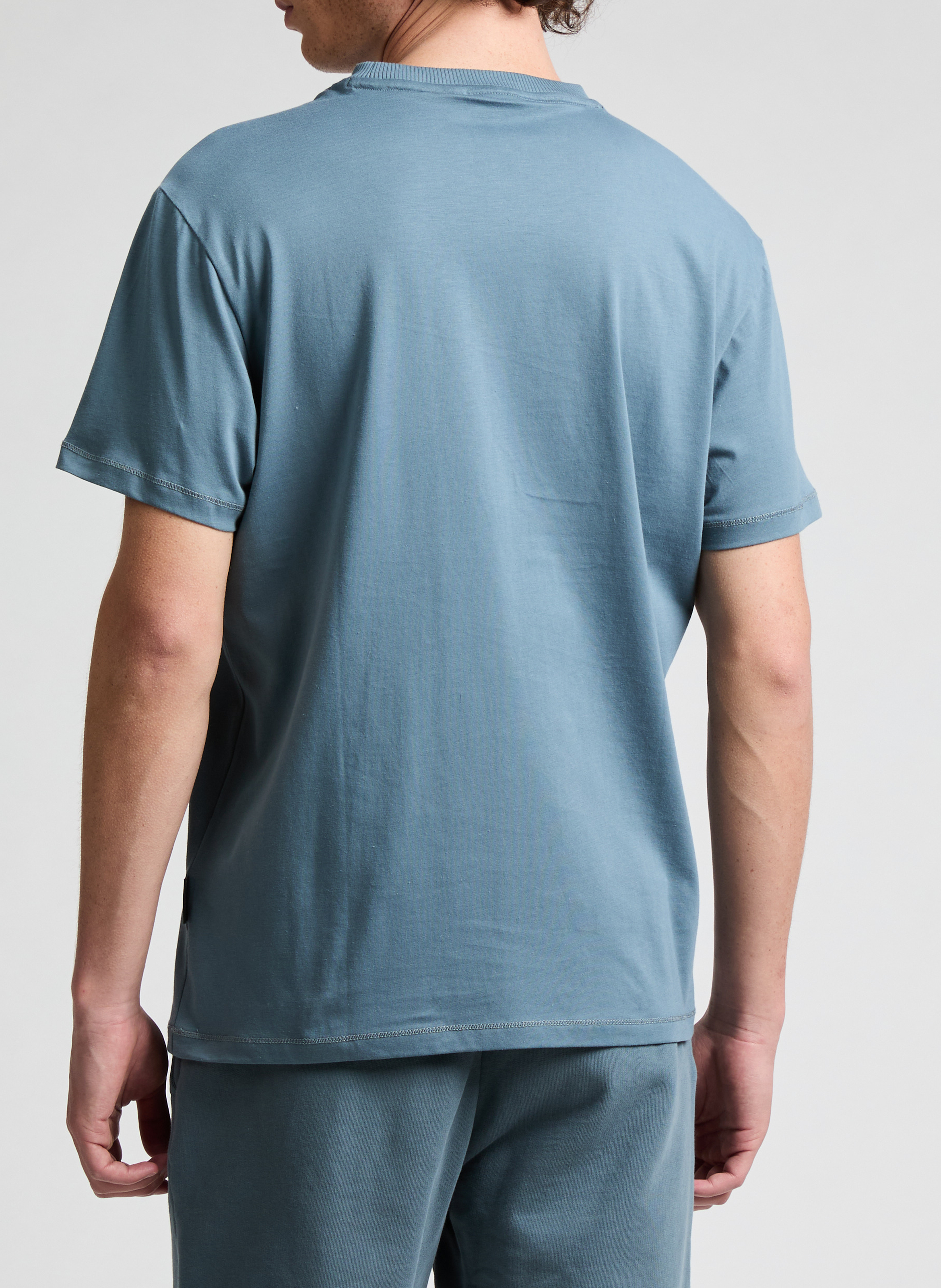 Baumwoll-T-Shirt NAPAPIJRI Grau