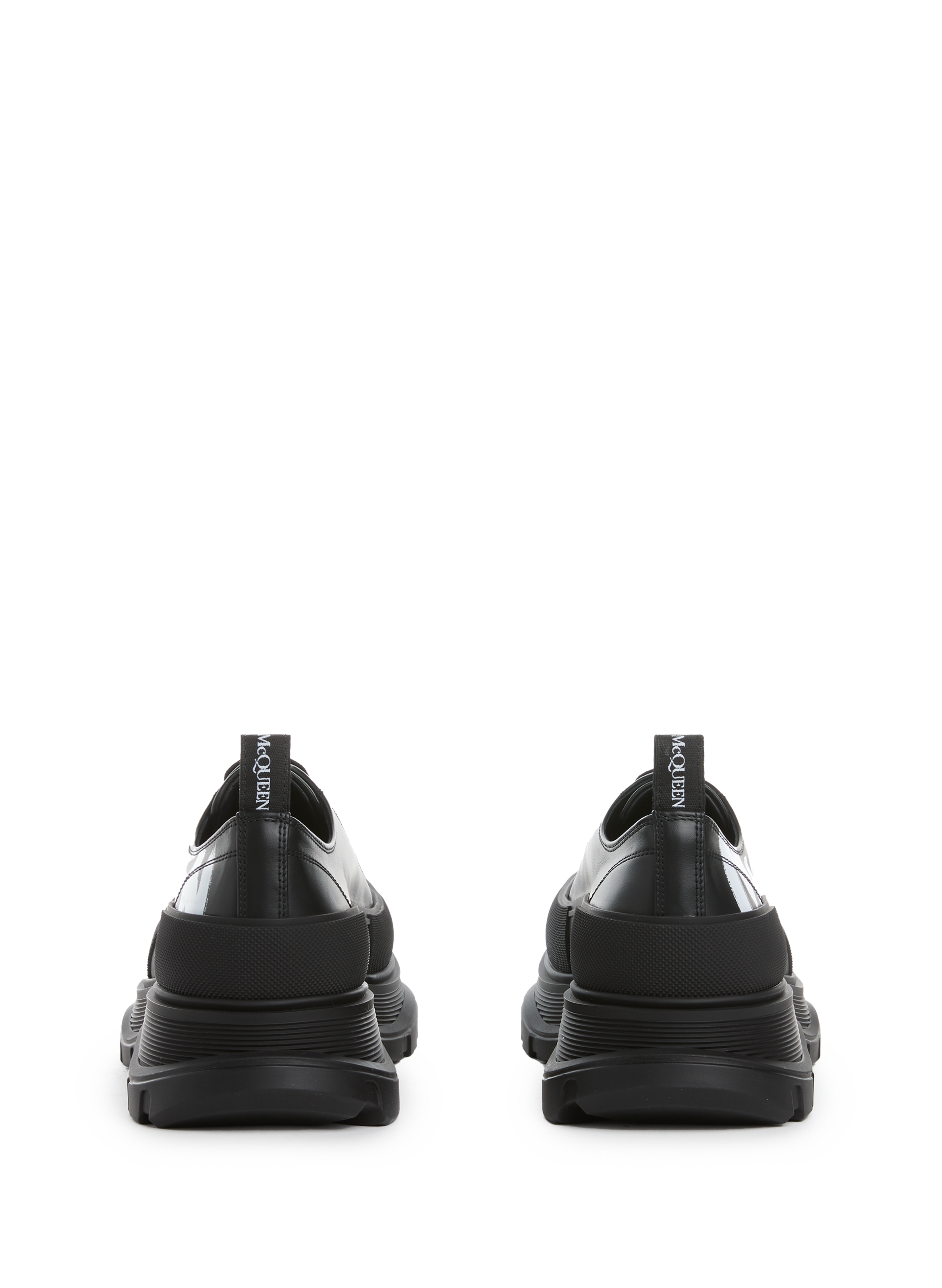 Baskets Tread Slick en cuir ALEXANDER MCQUEEN Noir