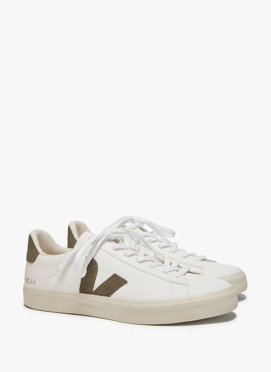 Veja Chrome-free Leather Campo Sneakers In White