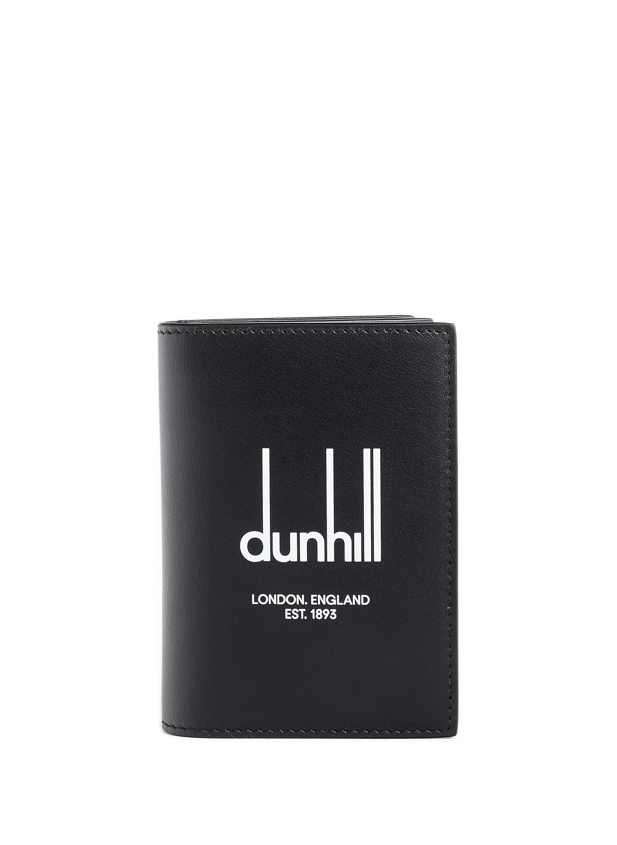 DUNHILL Portefeuille à logo en cuir Noir