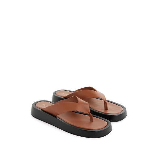 Tongs Overcast en cuir