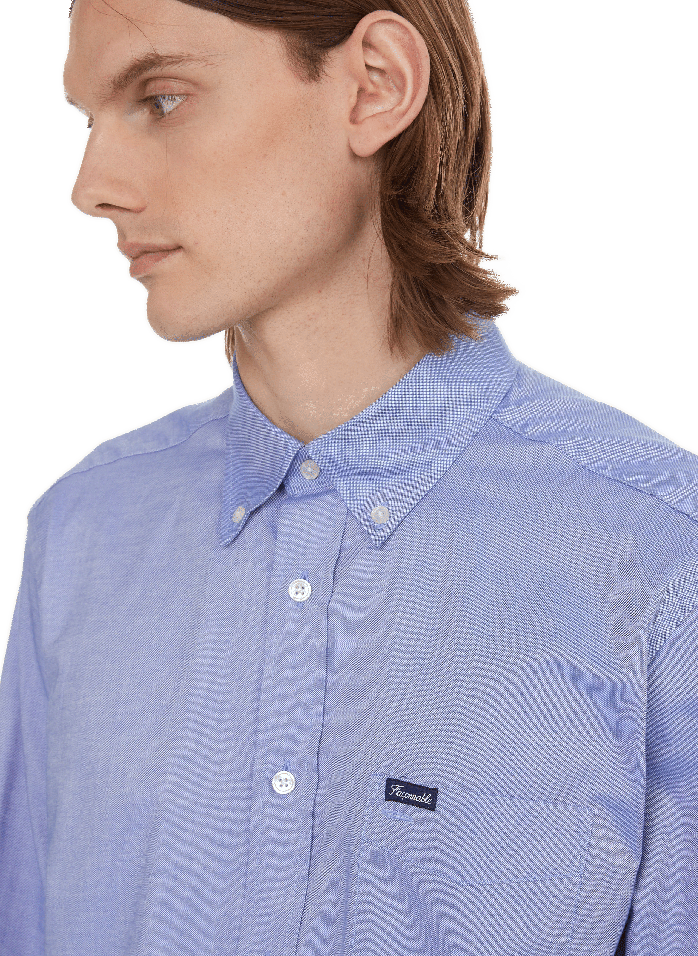 Oxford shirt FACONNABLE Blue