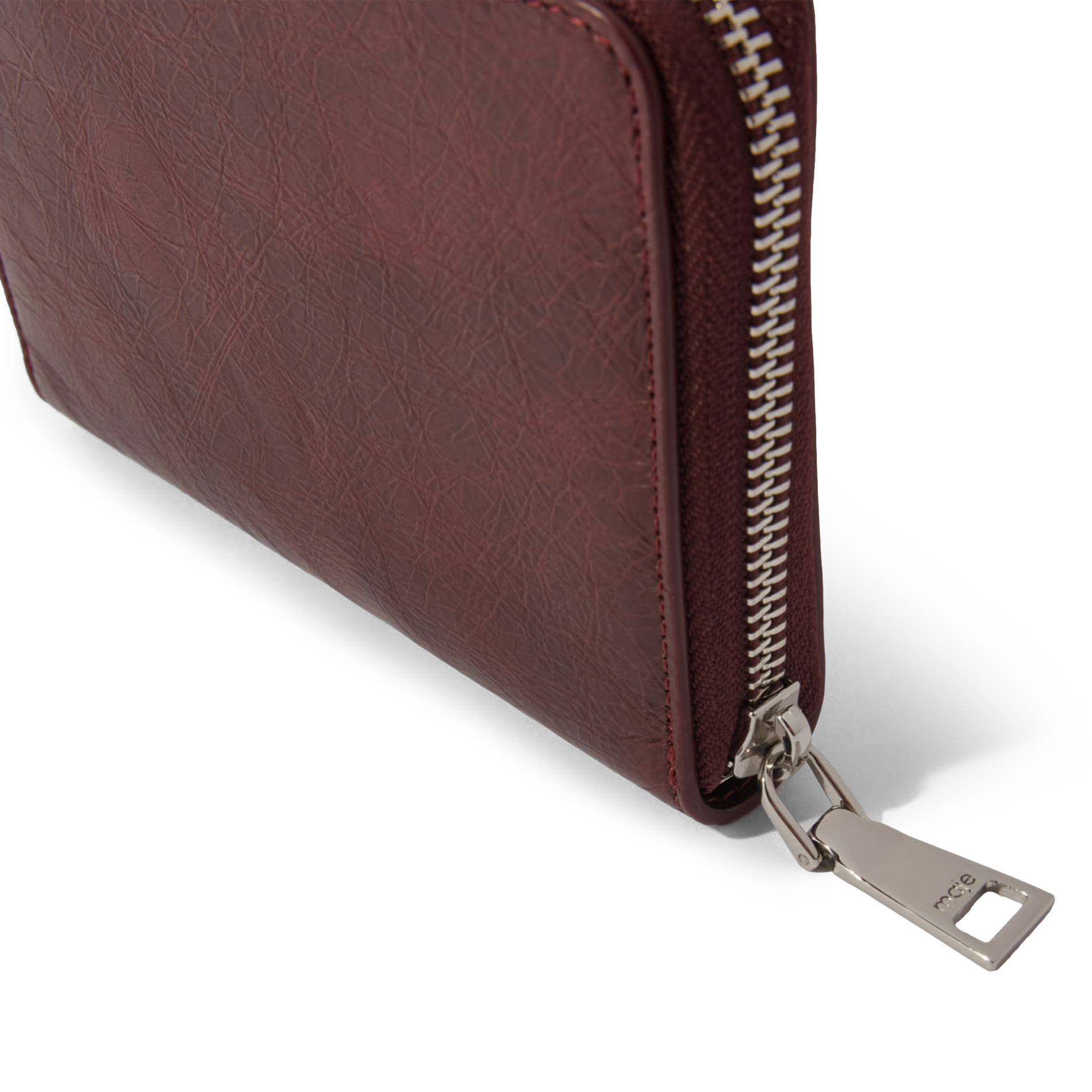 Portefeuille en cuir MAJE Rouge