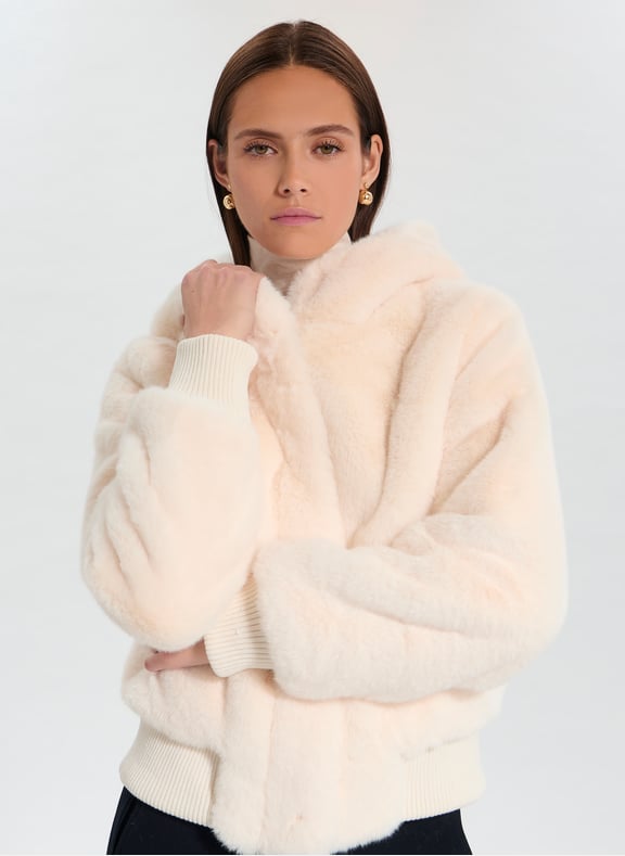 Veste ecru droite - vallea Blanc by ZAPA ZAPA Veste ecru droite - vallea Blanc