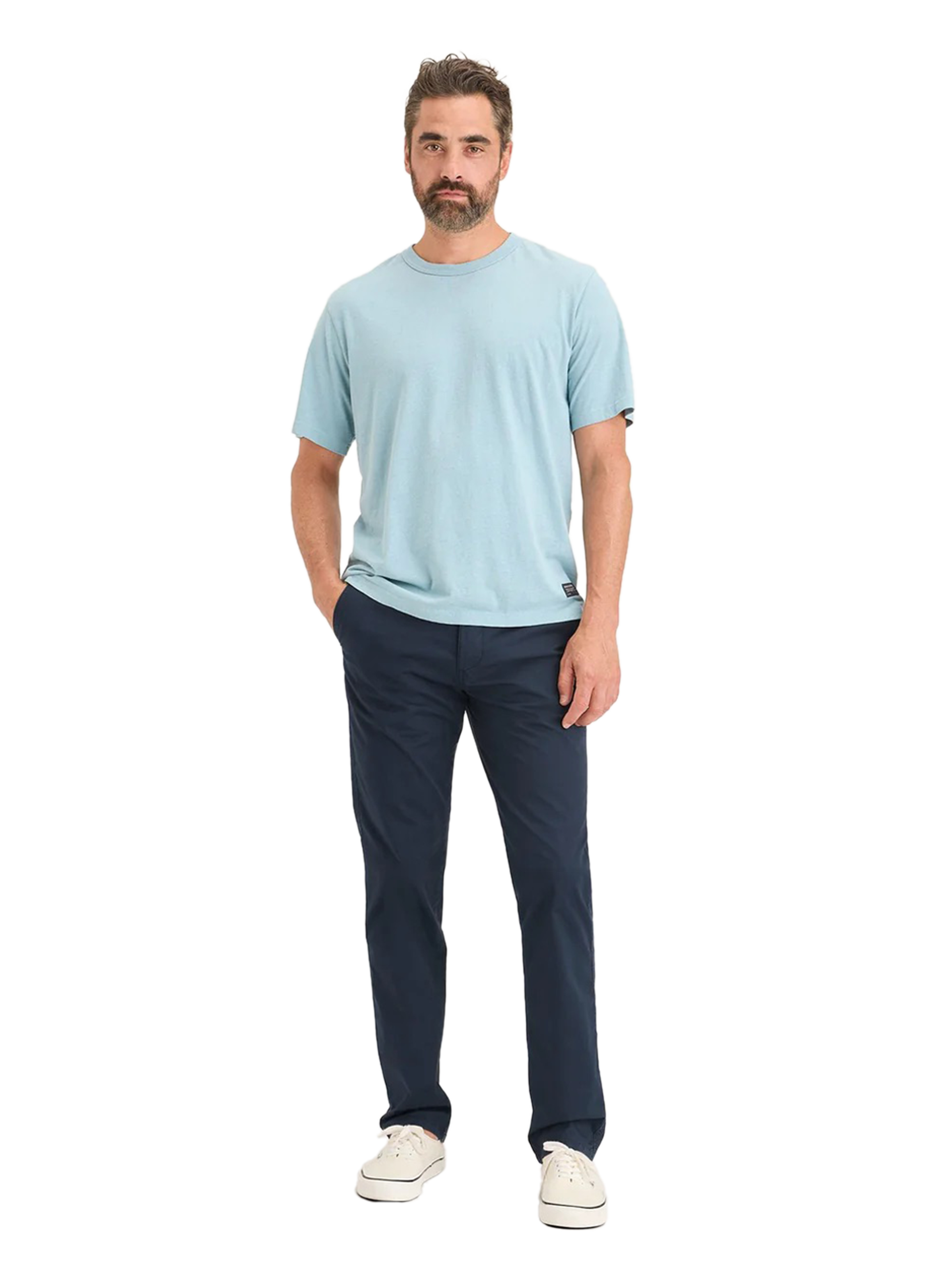 Pantalon chino slim DOCKERS Bleu
