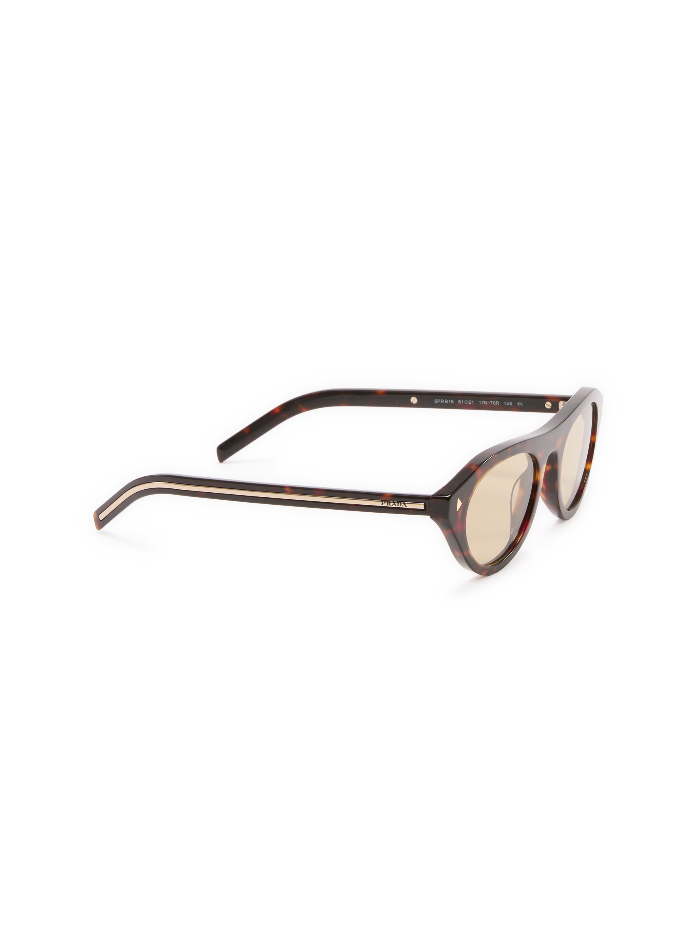 Lunettes de soleil ovales PRADA Multicolore