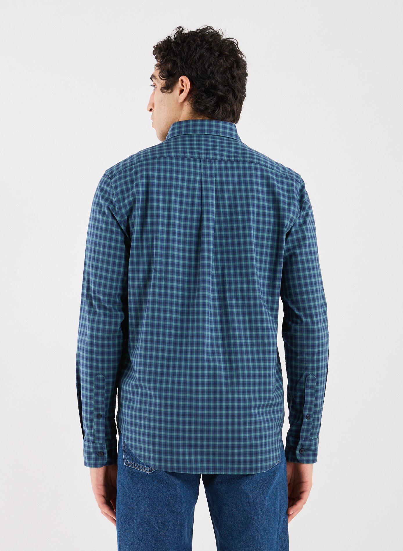 Check cotton Shirt TIMBERLAND Blue
