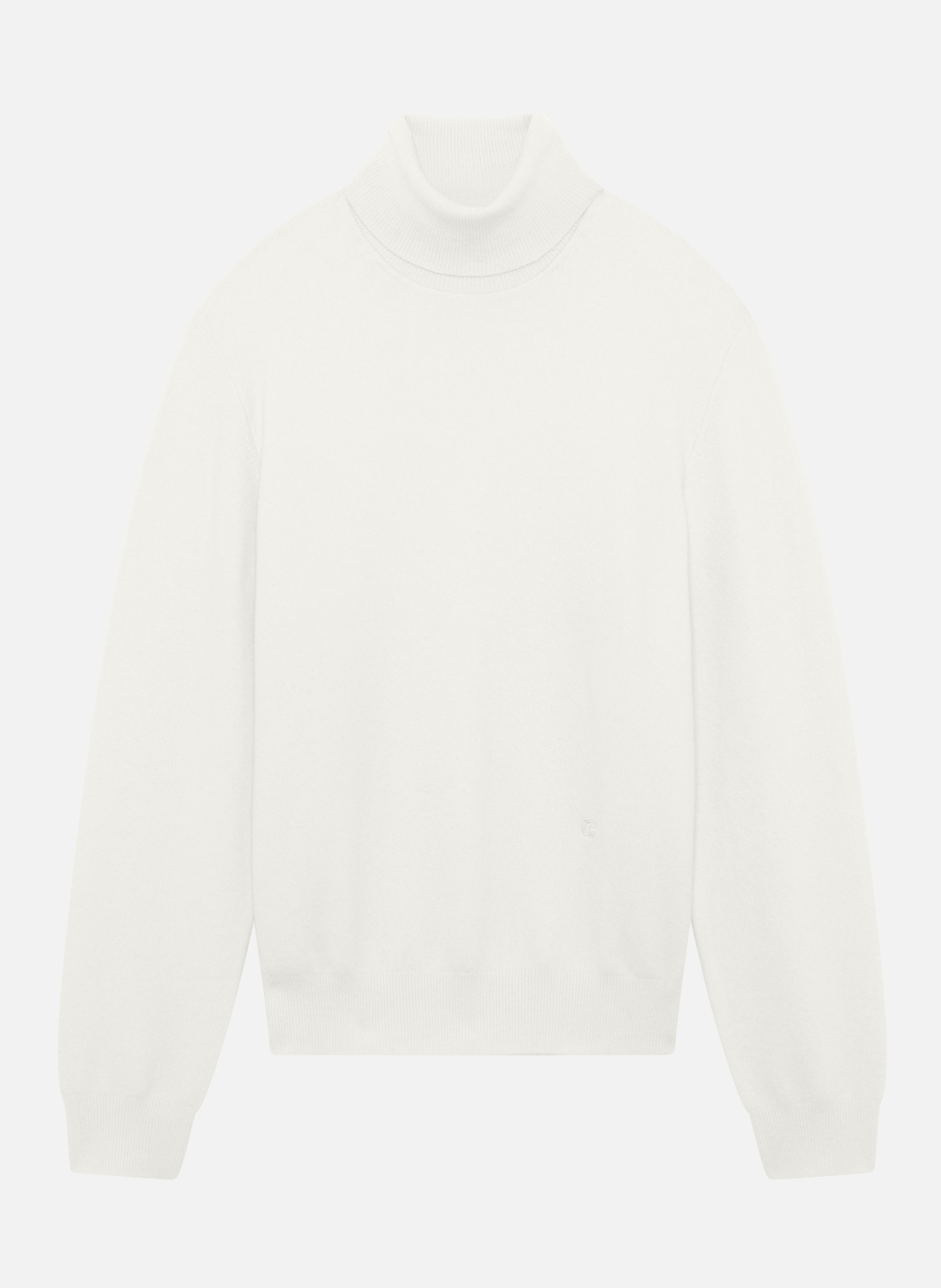 Pull col roulé en cachemire THE KOOPLES Beige