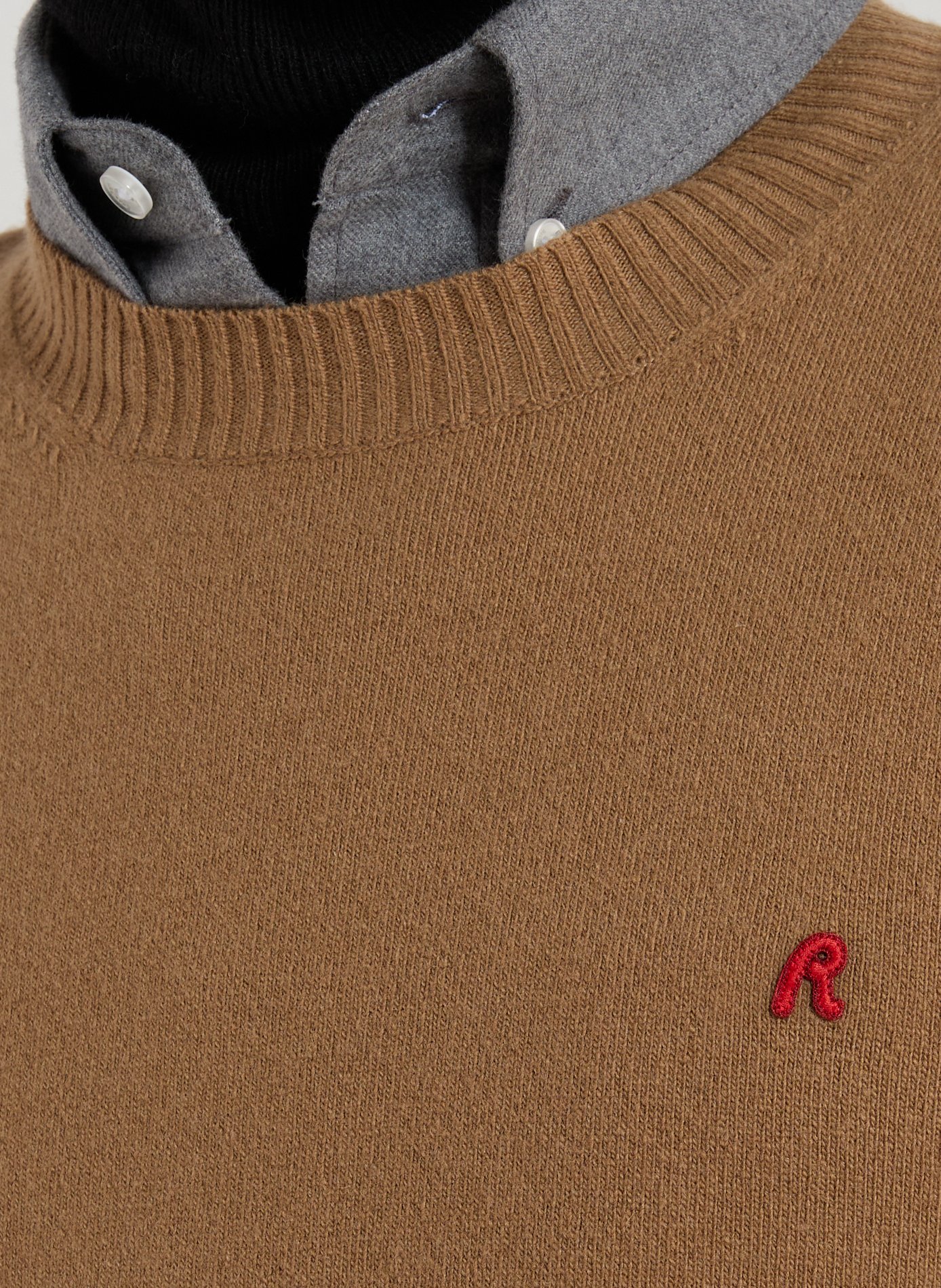 Pull en laine mélangé REPLAY Beige