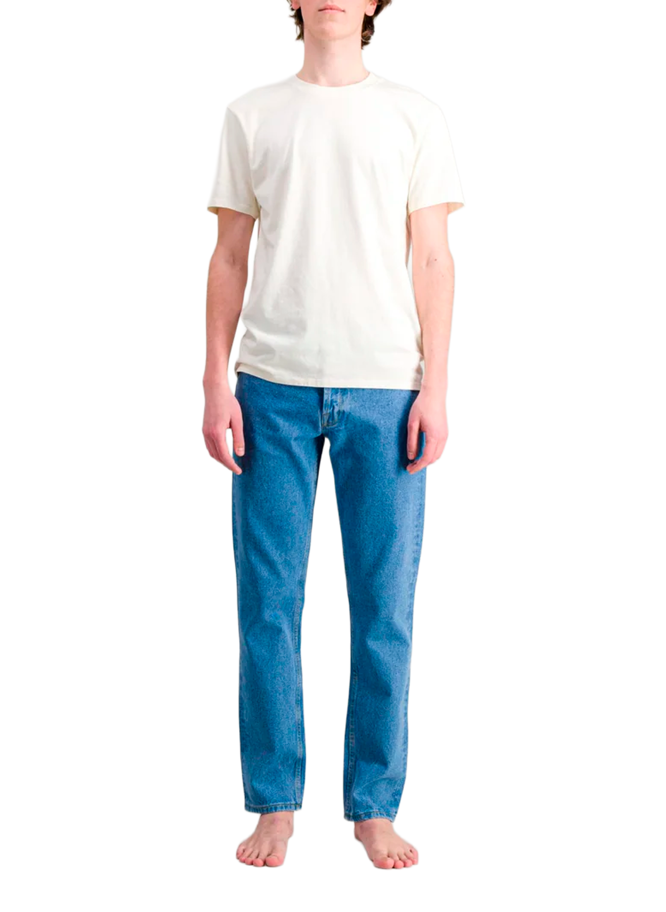 Straight cotton jeans ATELIERS DE NIMES Blue