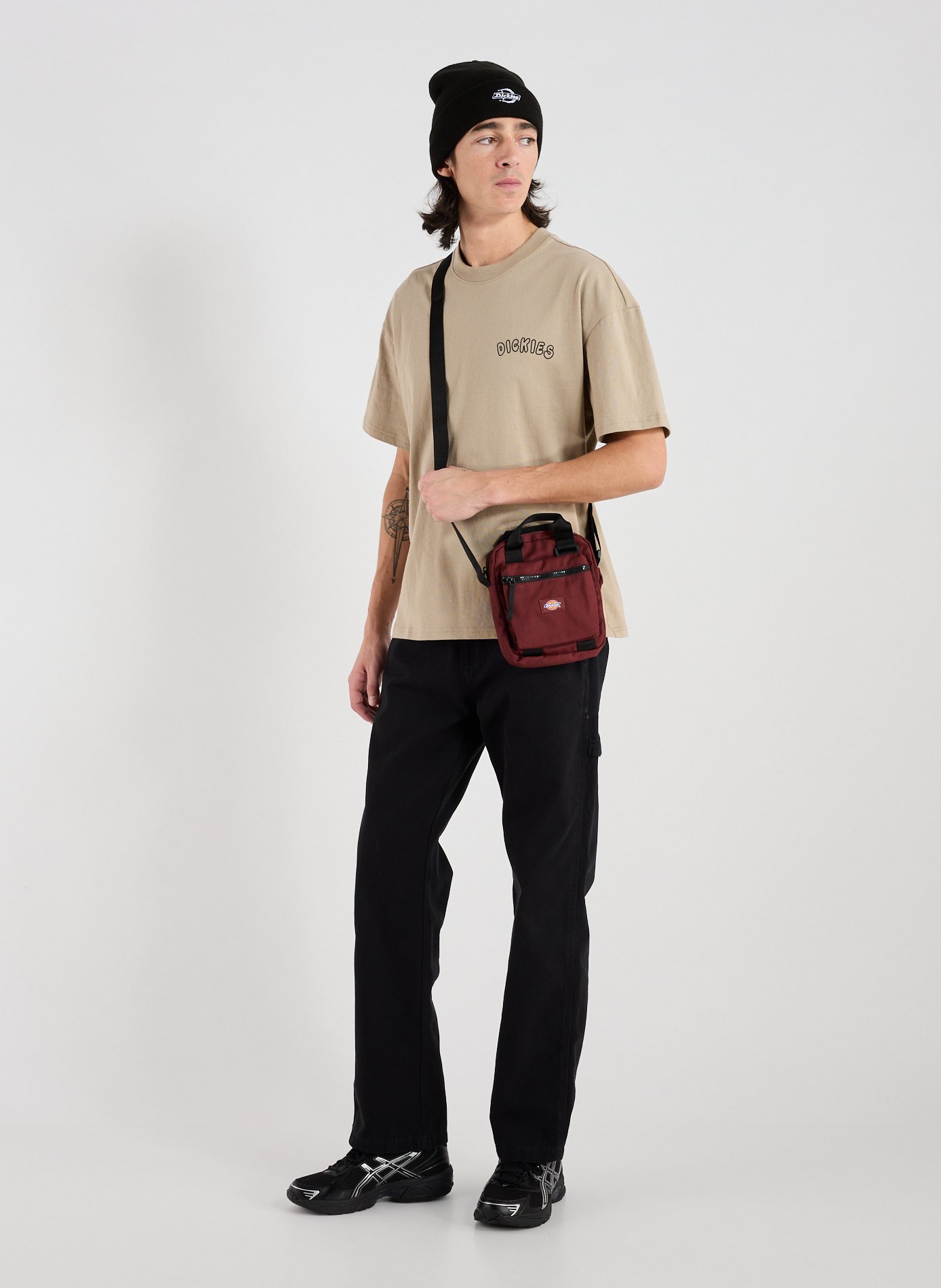 Straight cotton trousers DICKIES Black