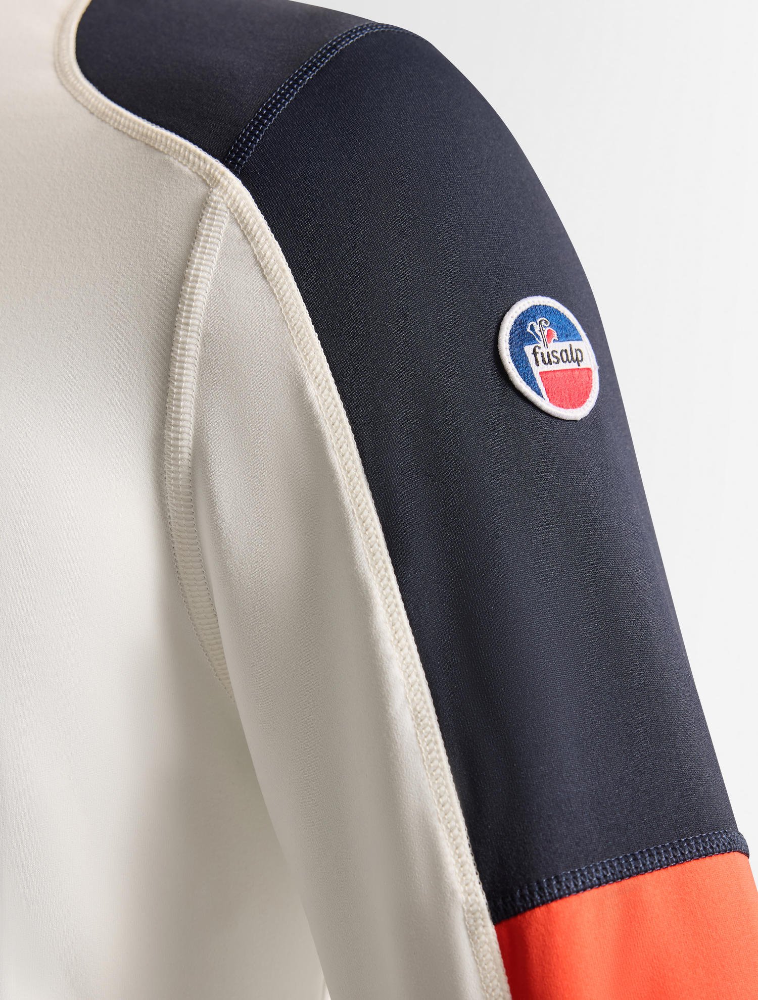 Sous pull de ski pravio col montant  coupe regular FUSALP Blanc