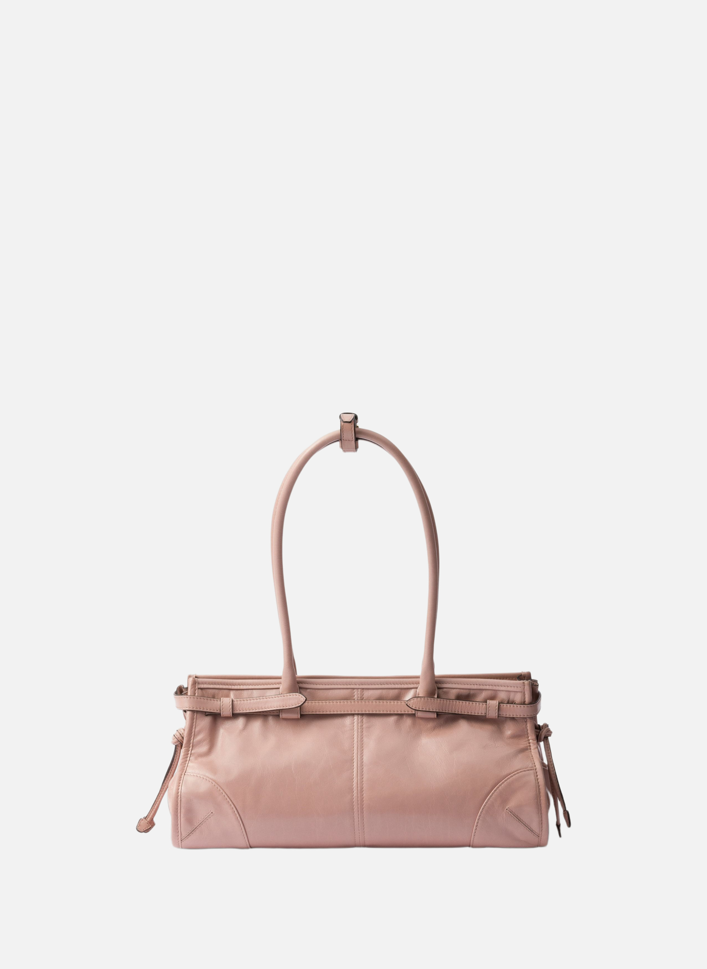 Sac à main prada bonnie en cuir PRADA Rose