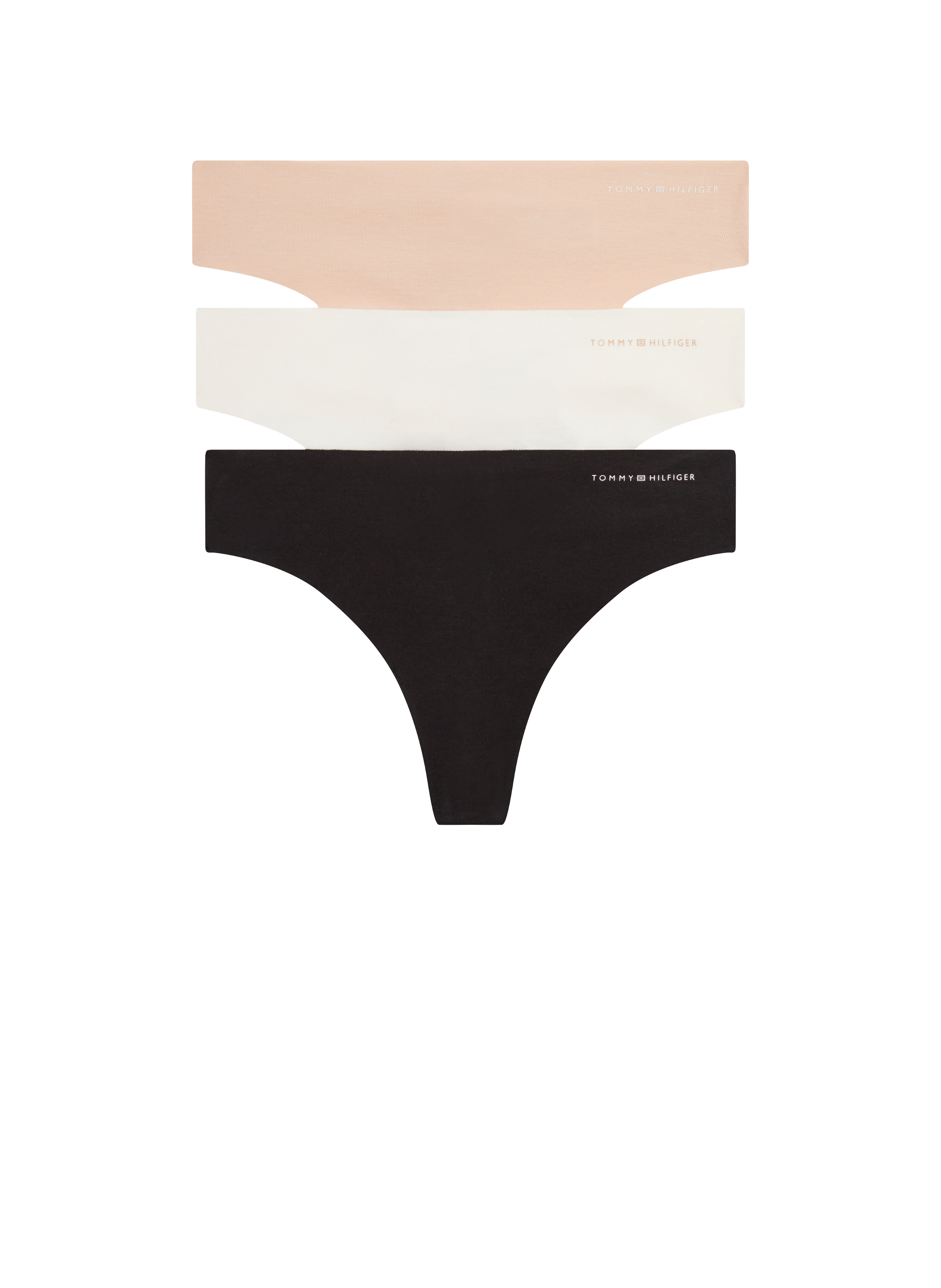 Lot de 3 strings en coton mélangé TOMMY HILFIGER Multicolore